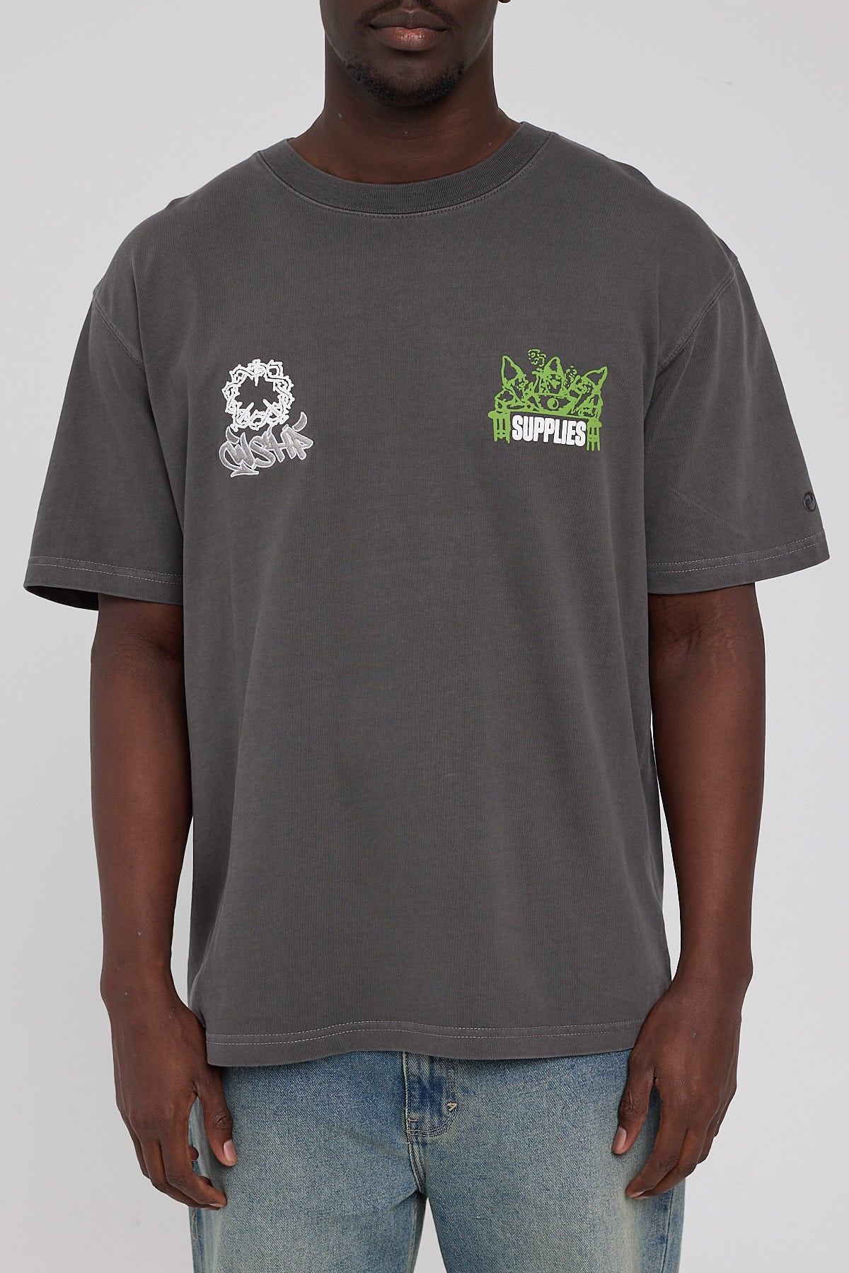Worship Misconduct Tee Black Overdye - Image 7
