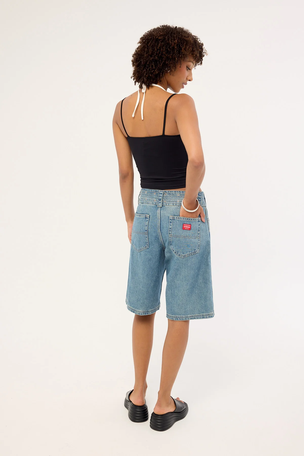 Worship Naughty Baggy Short Rogue Blue - Image 6