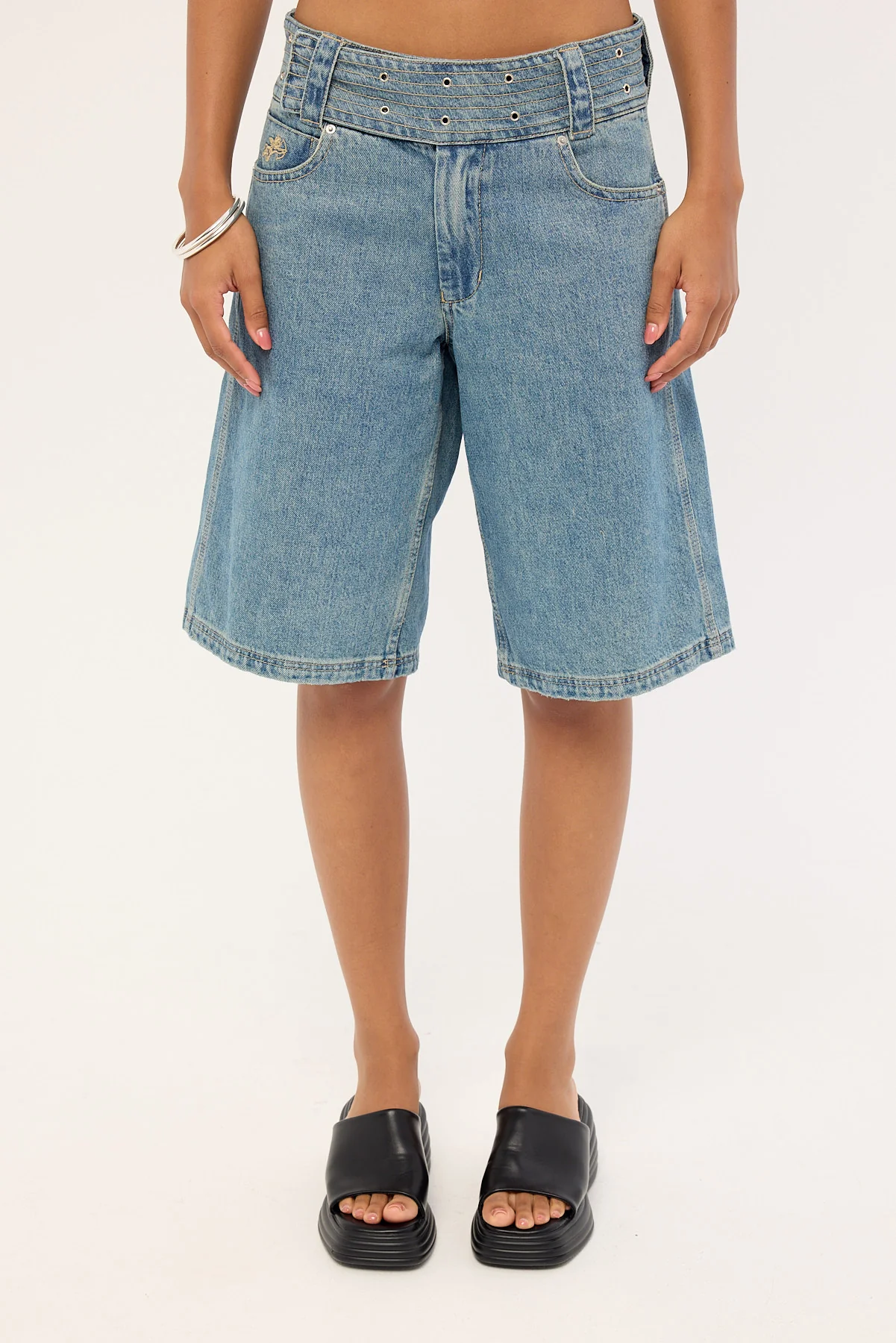 Worship Naughty Baggy Short Rogue Blue - Image 8