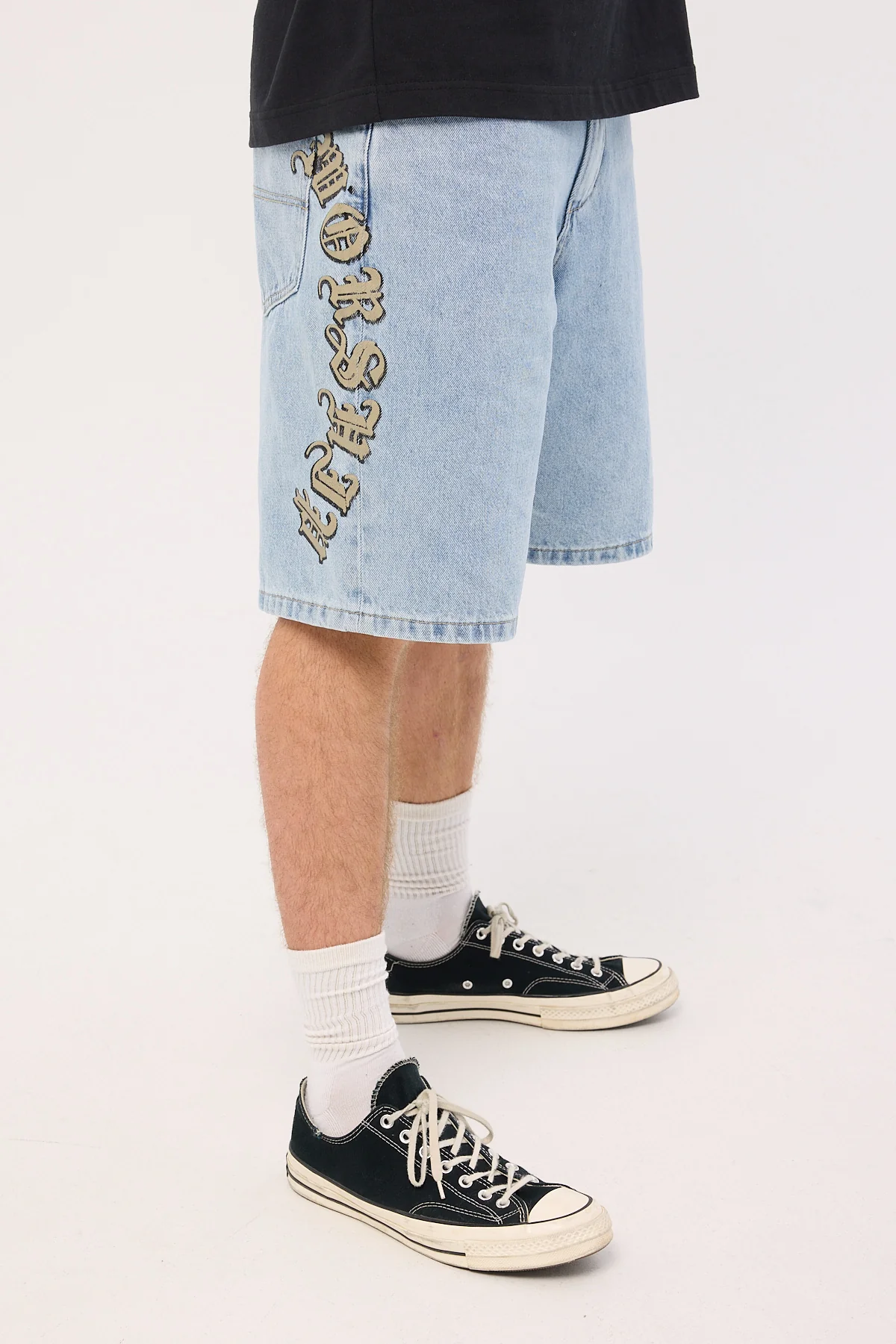 Worship Ned Big Dawg Jean Short Worship Worn Blue - Image 5