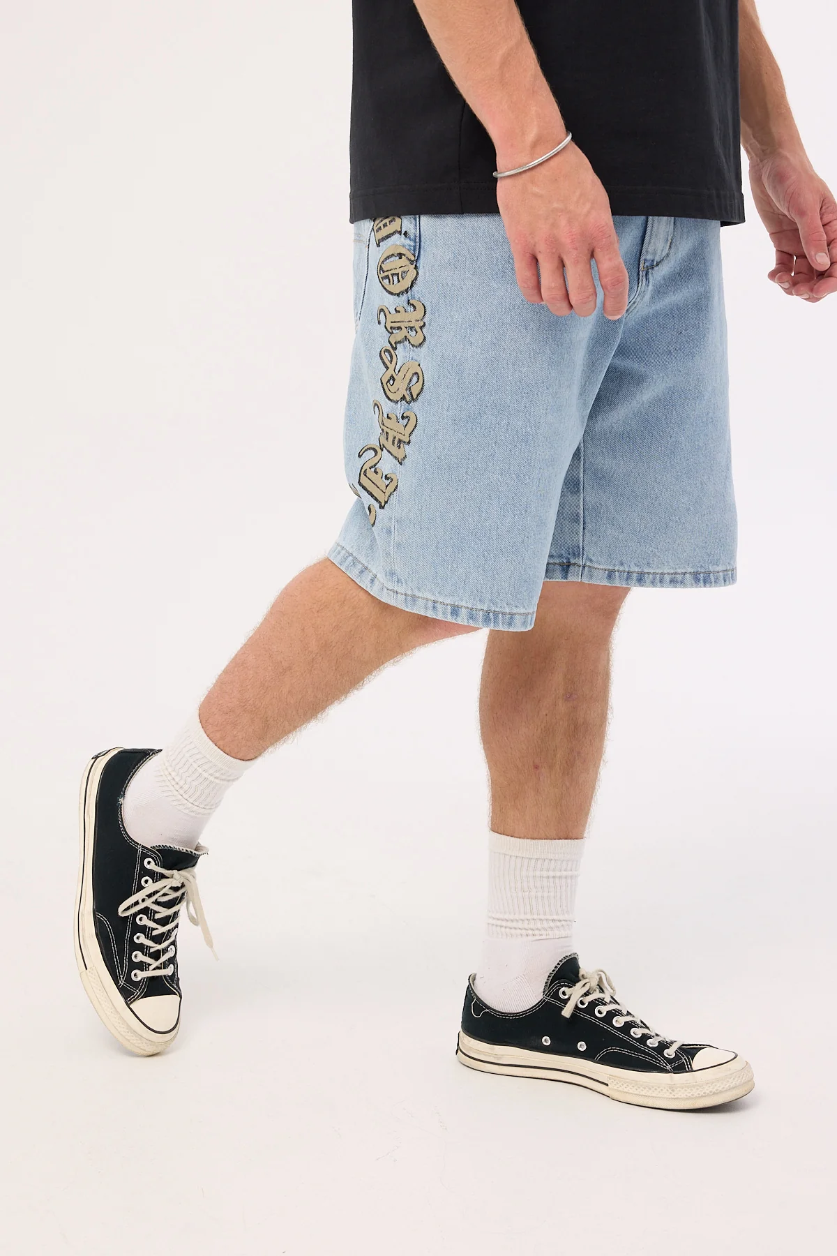 Worship Ned Big Dawg Jean Short Worship Worn Blue - Image 6