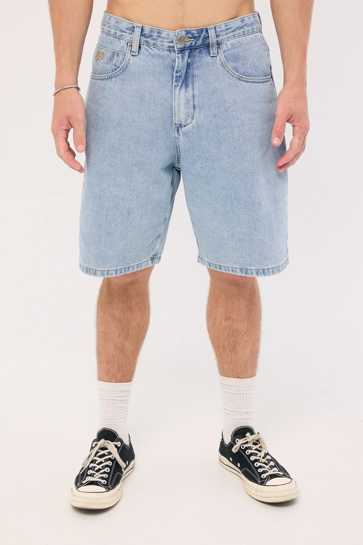 Worship Ned Big Dawg Jean Short Worship Worn Blue - Image 8