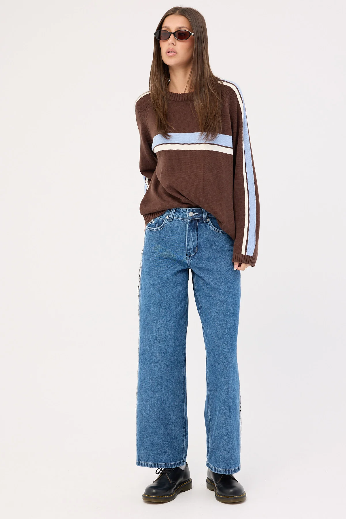 Worship Pacer Sloucher Jean Steady Mid Blue - Image 2