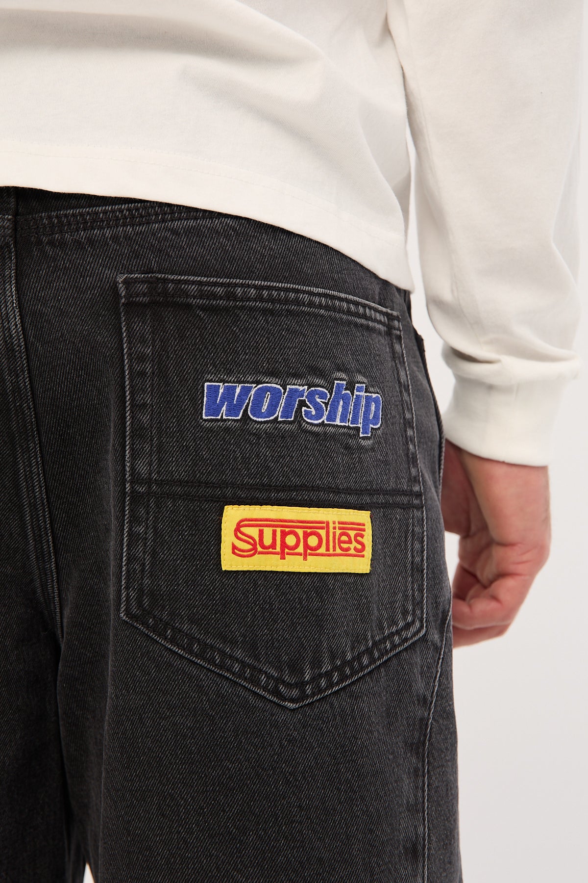 Worship Panorama Big Dawg Jean Short Used Black - Image 7
