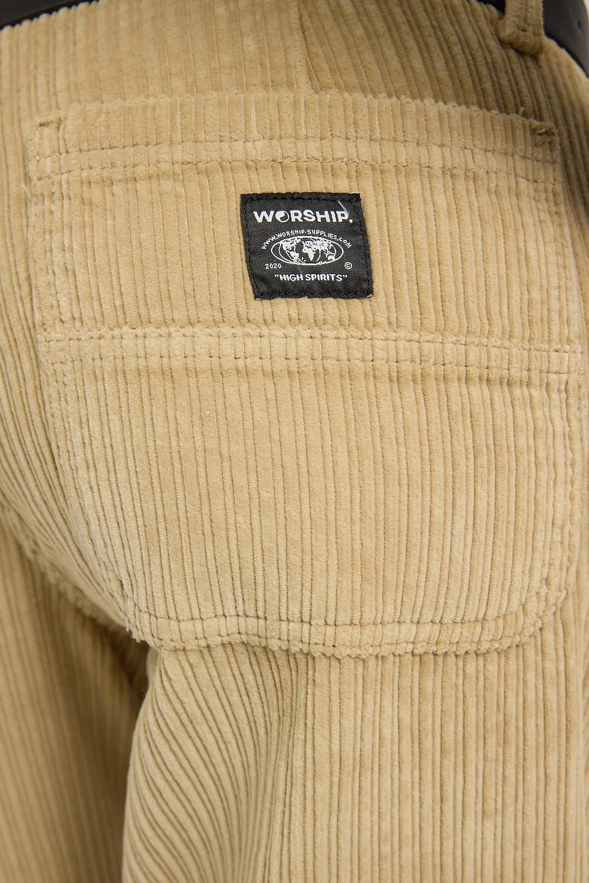 Worship Podium Cord Cargo Pant Faded Khaki - Image 4
