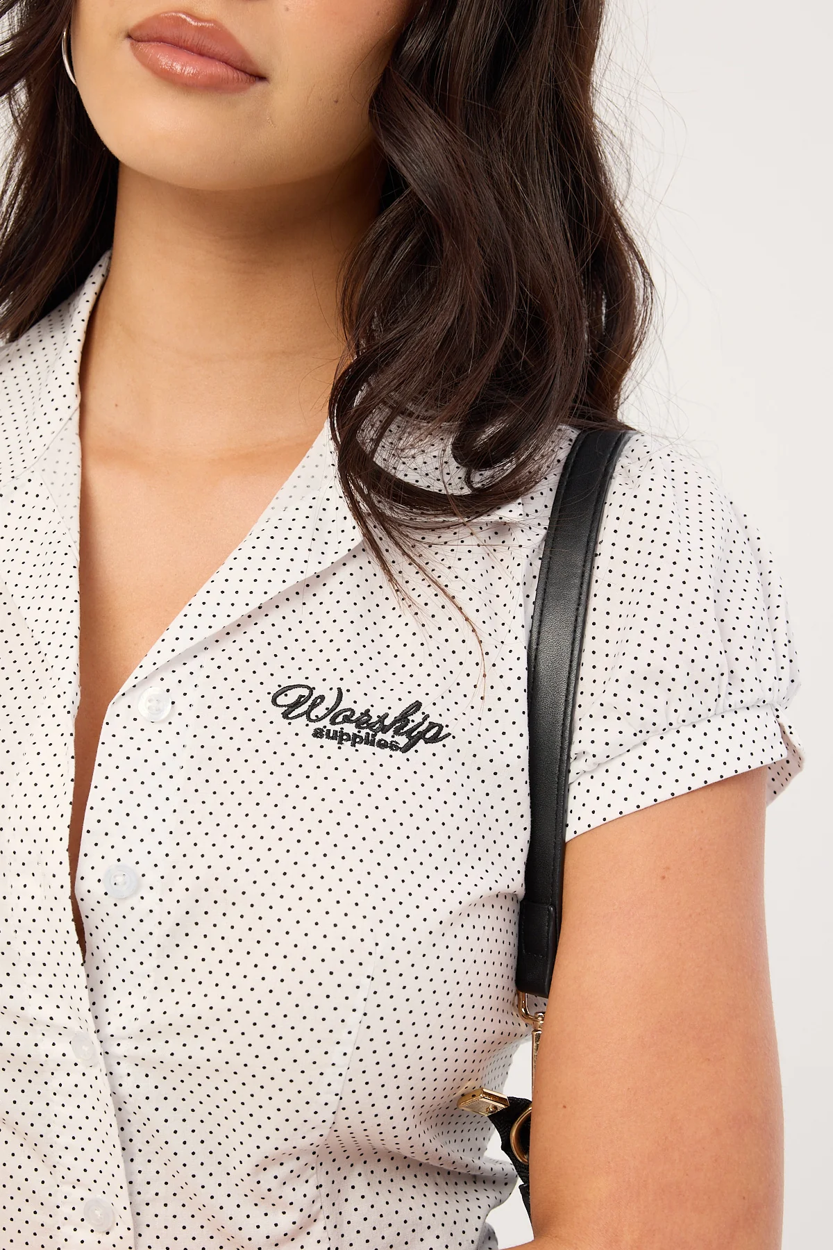 Worship Provoke Short Sleeve Shirt White - Image 4
