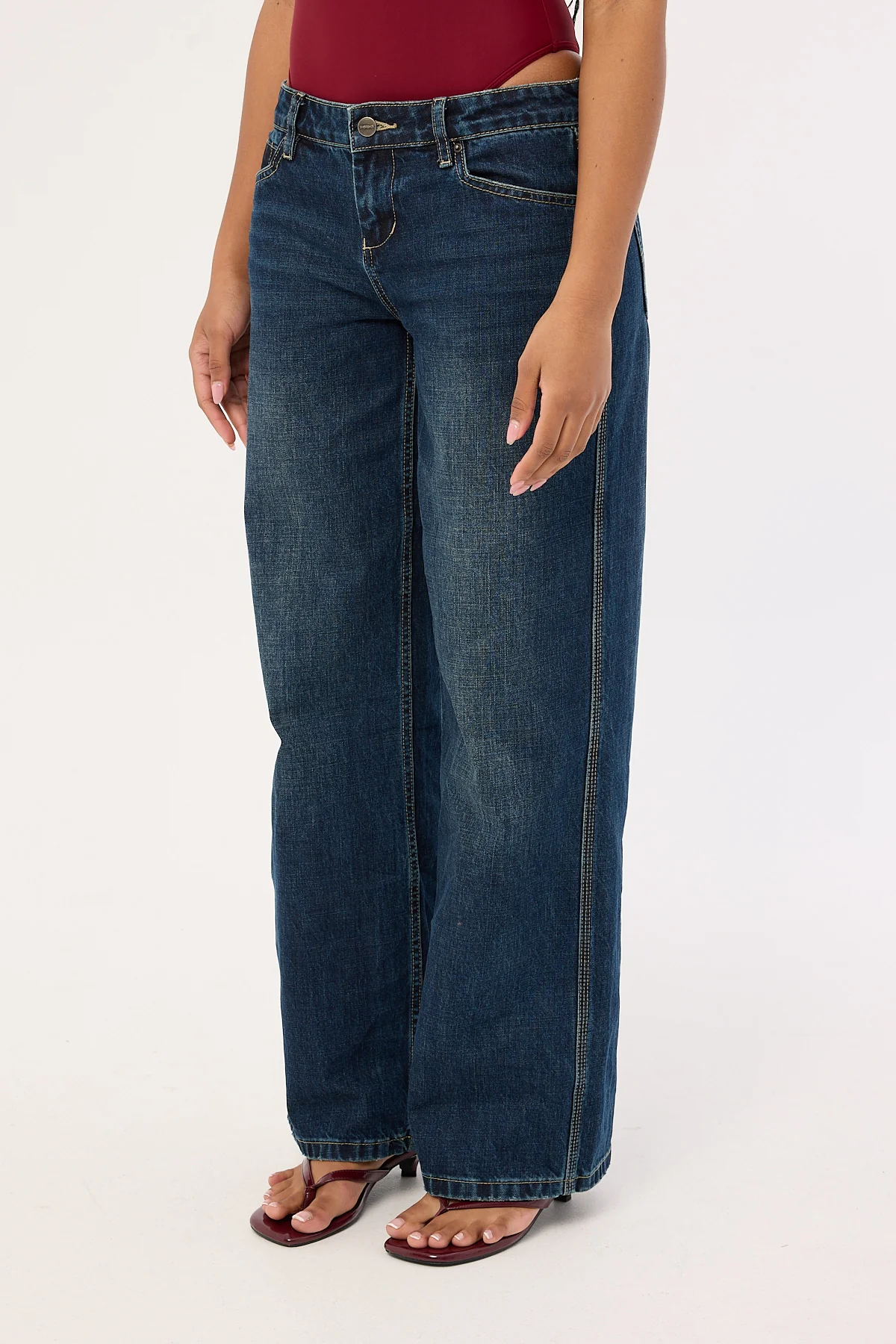 Worship Rebellion Baggy Low Rider Dirty Midnight Blue - Image 4