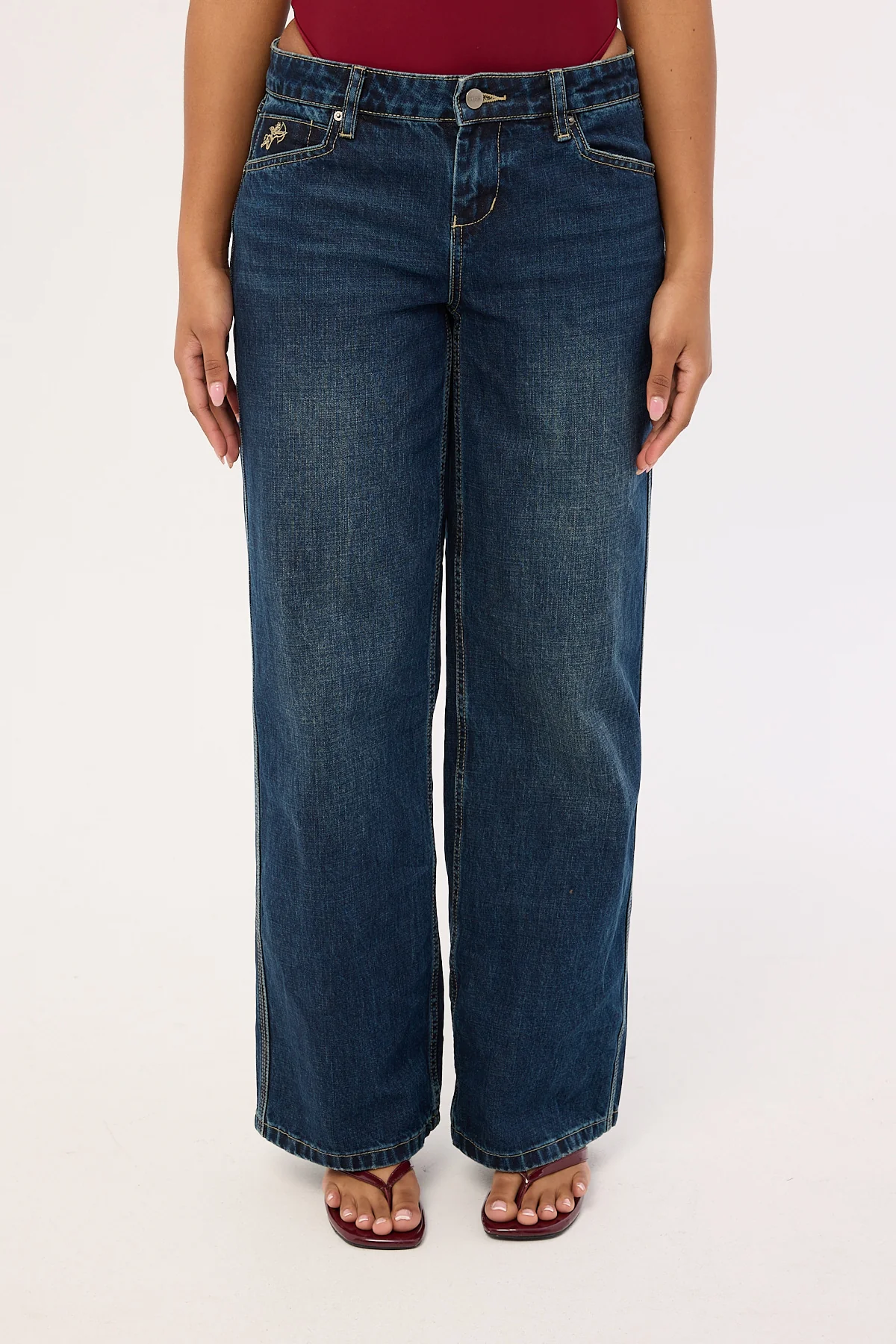 Worship Rebellion Baggy Low Rider Dirty Midnight Blue - Image 7