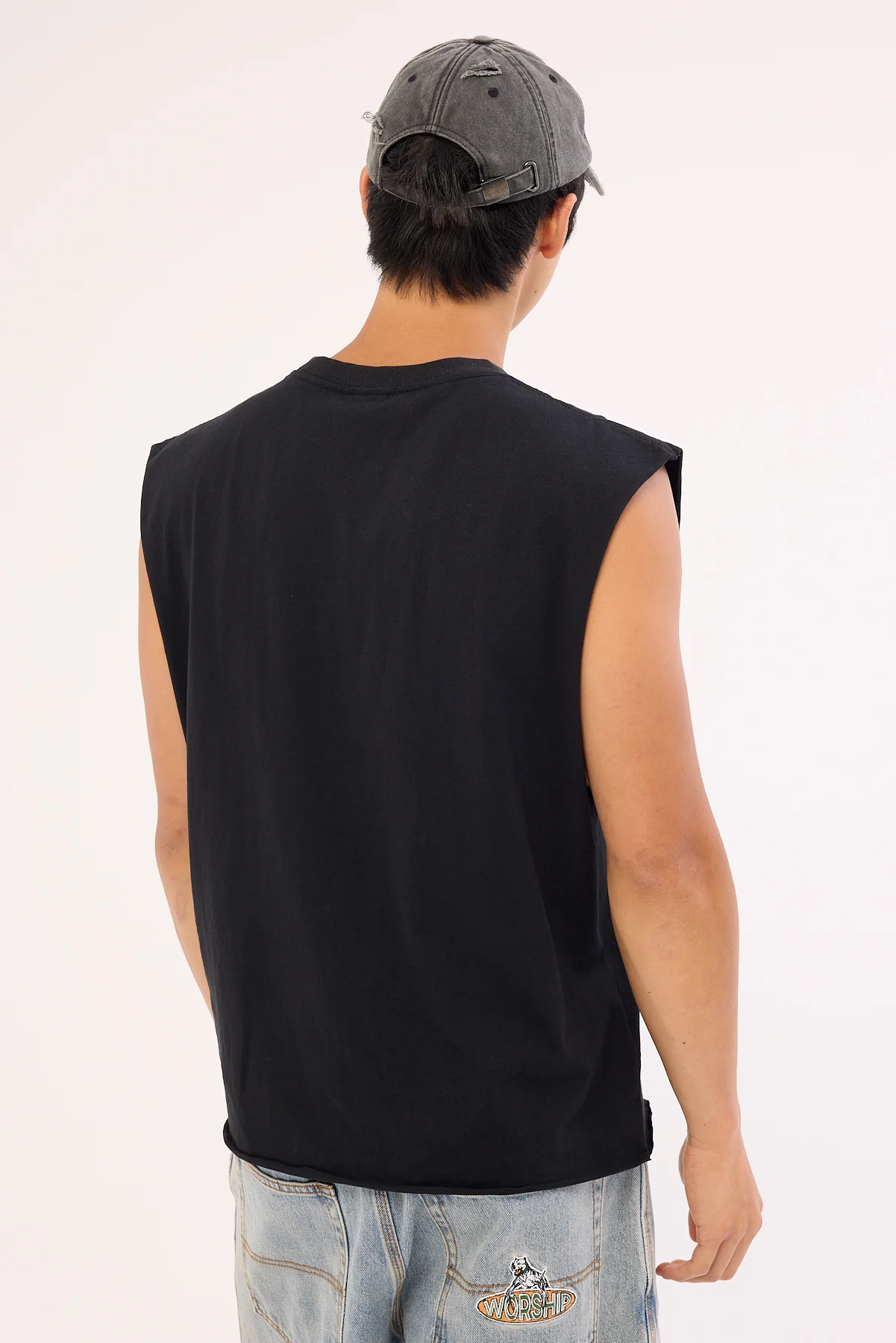 Worship Rollem Muscle Tee Black - Image 5