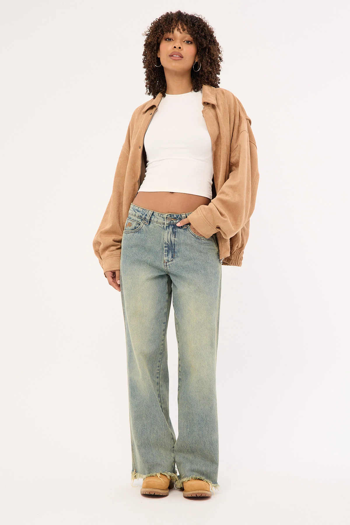 Worship Sloucher Jean Hazard Blue