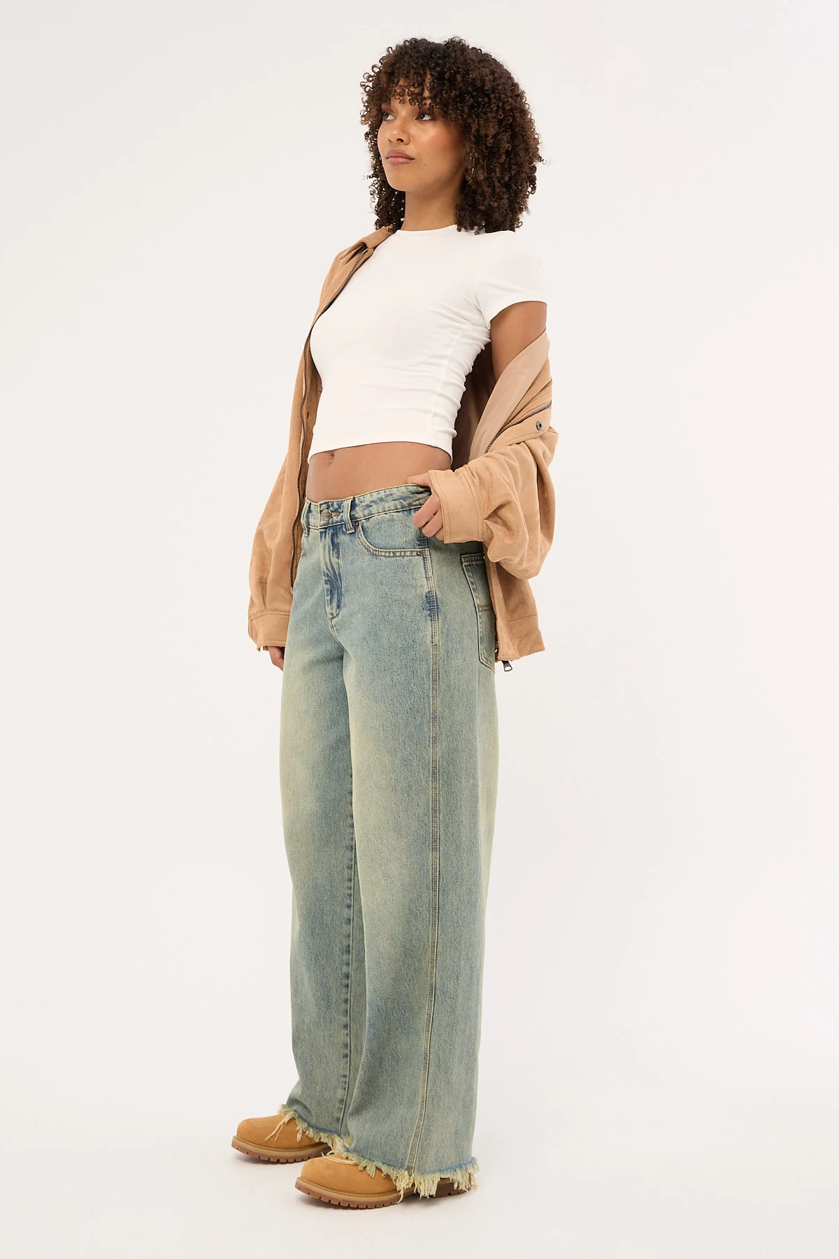 Worship Sloucher Jean Hazard Blue - Image 3