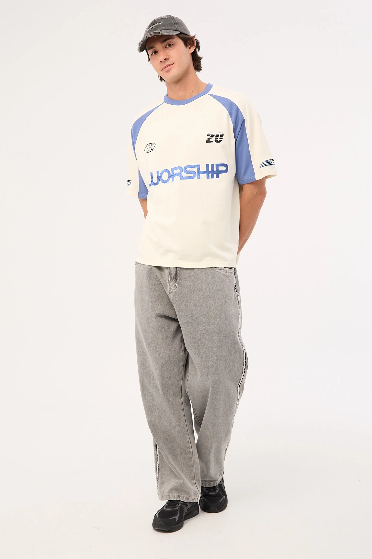Worship Squad Oversize Raglan Tee Zine - Image 3