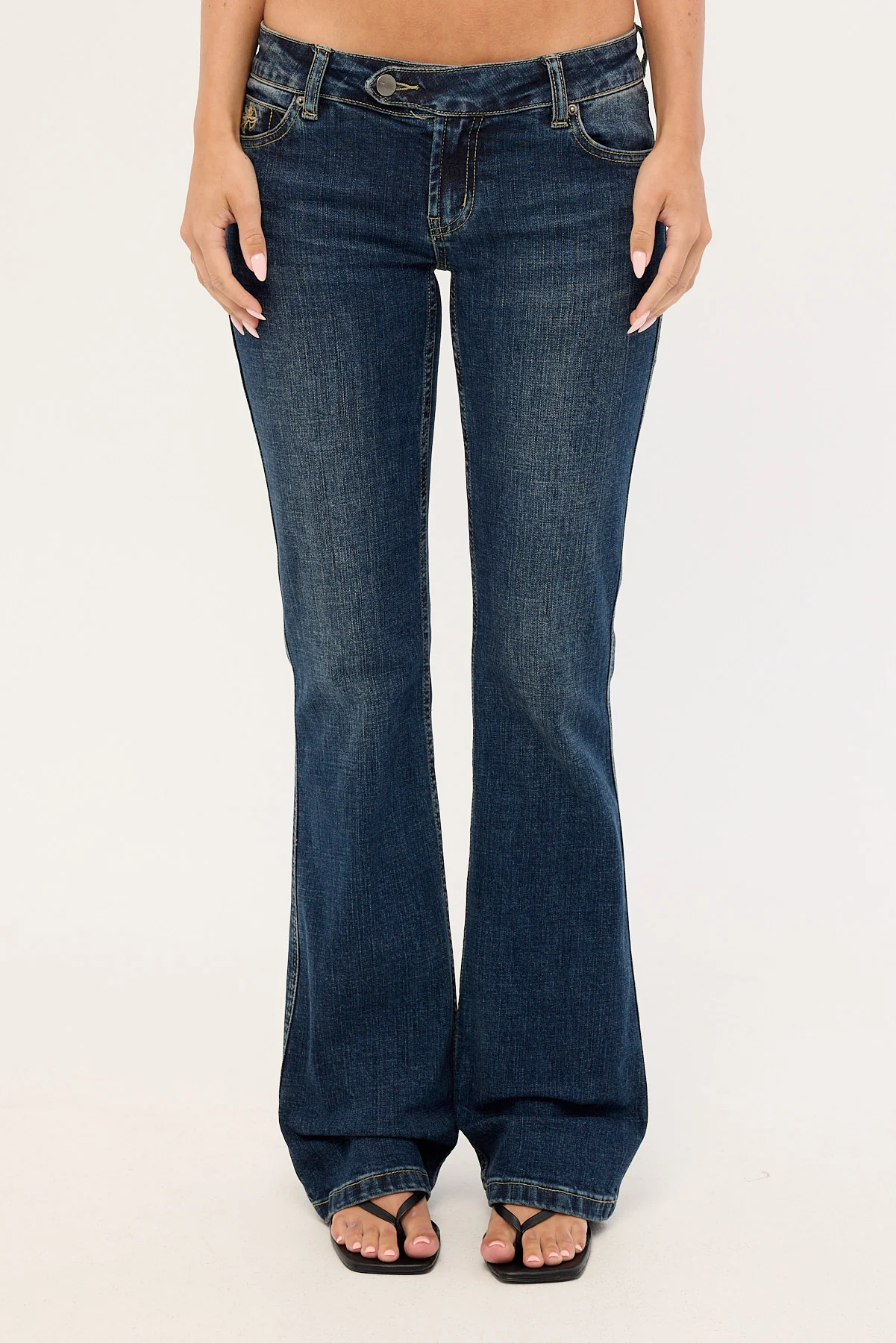 Worship Super Low Bootcut Jean Dirty Midnight Blue - Image 7