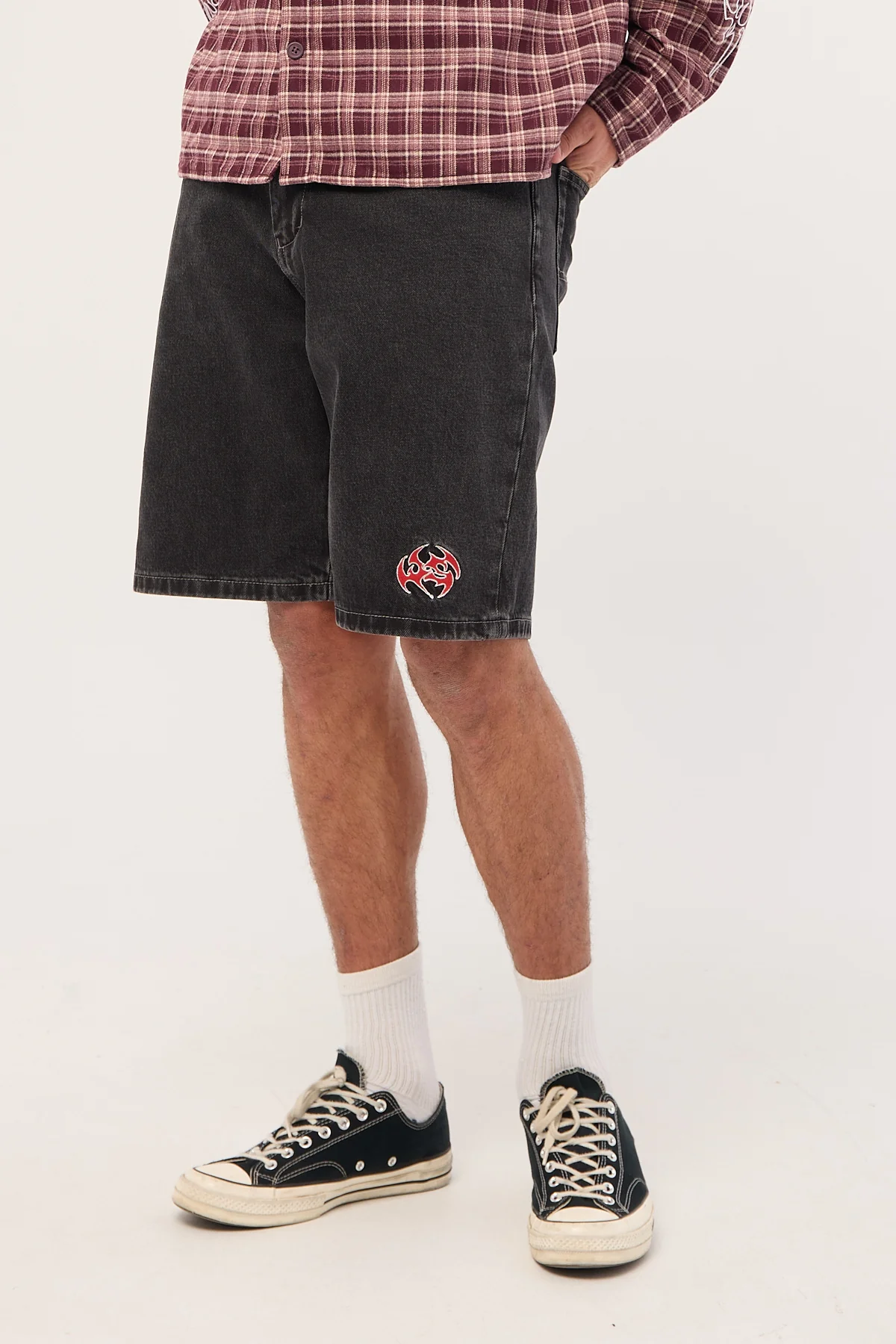 Worship Tagged Big Dawg Jean Short Used Black - Image 4
