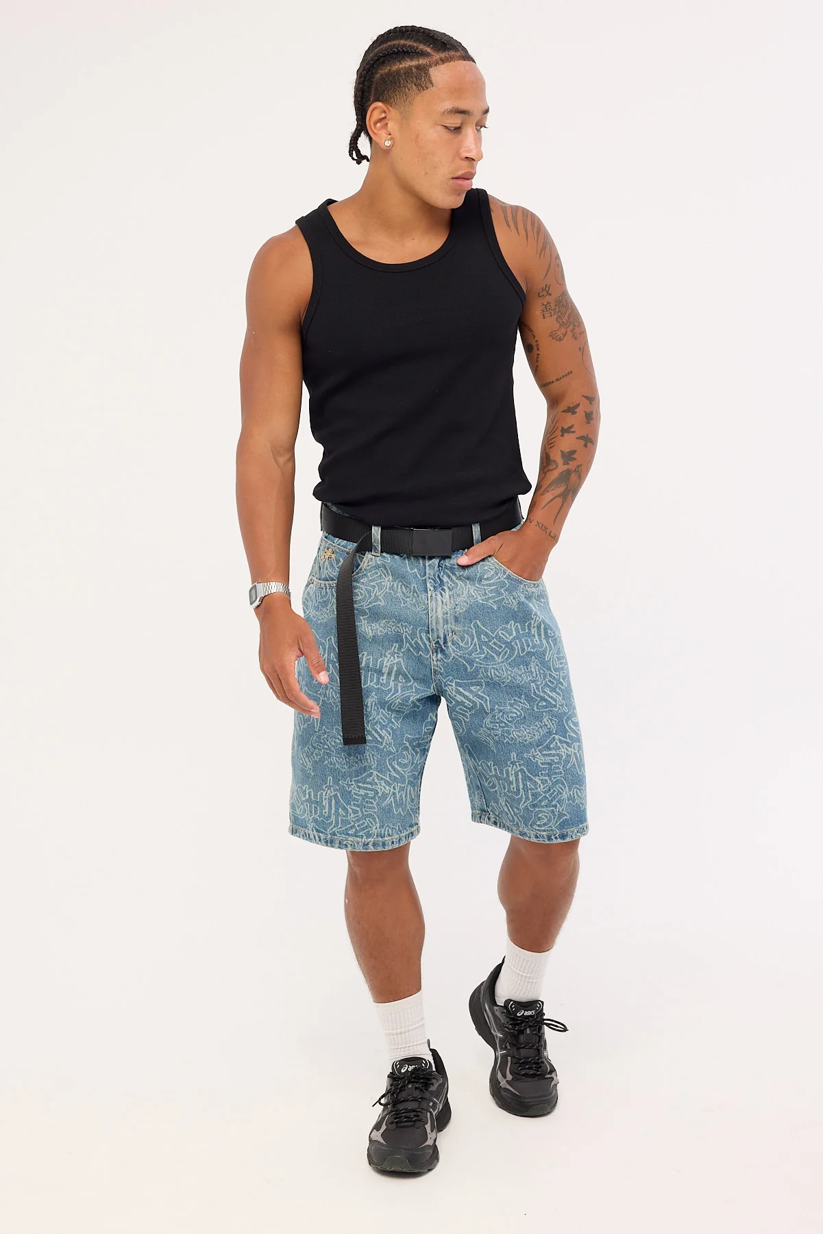 Worship Throws Big Dawg Jean Short Rogue Blue