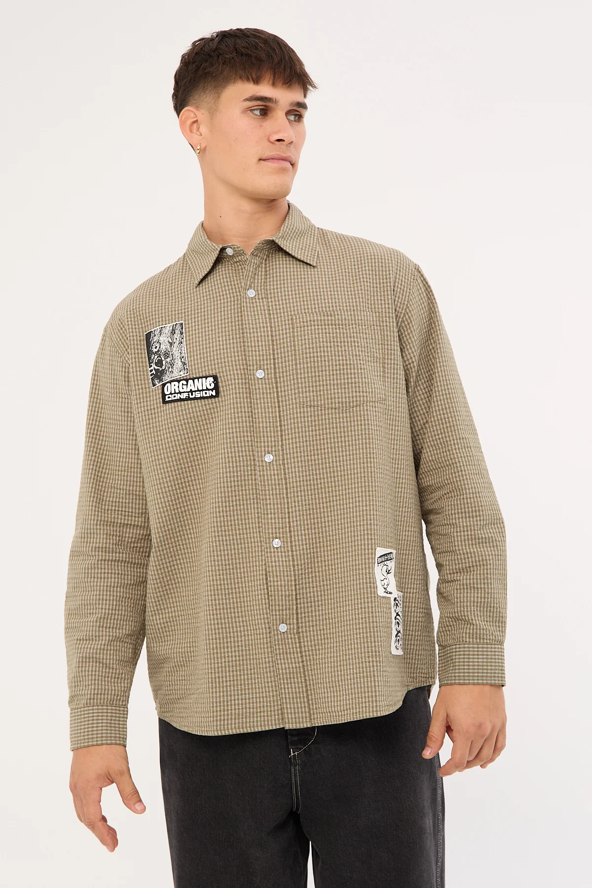 Worship Total Confusion Long Sleeve Shirt Green