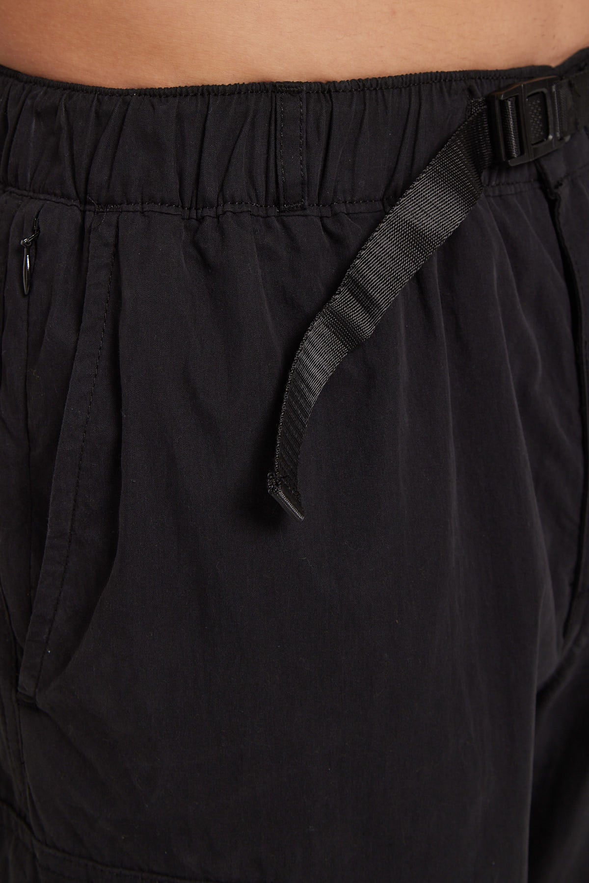 Worship Why Wait Zip Off Cargo Pant Washed Black - Image 5