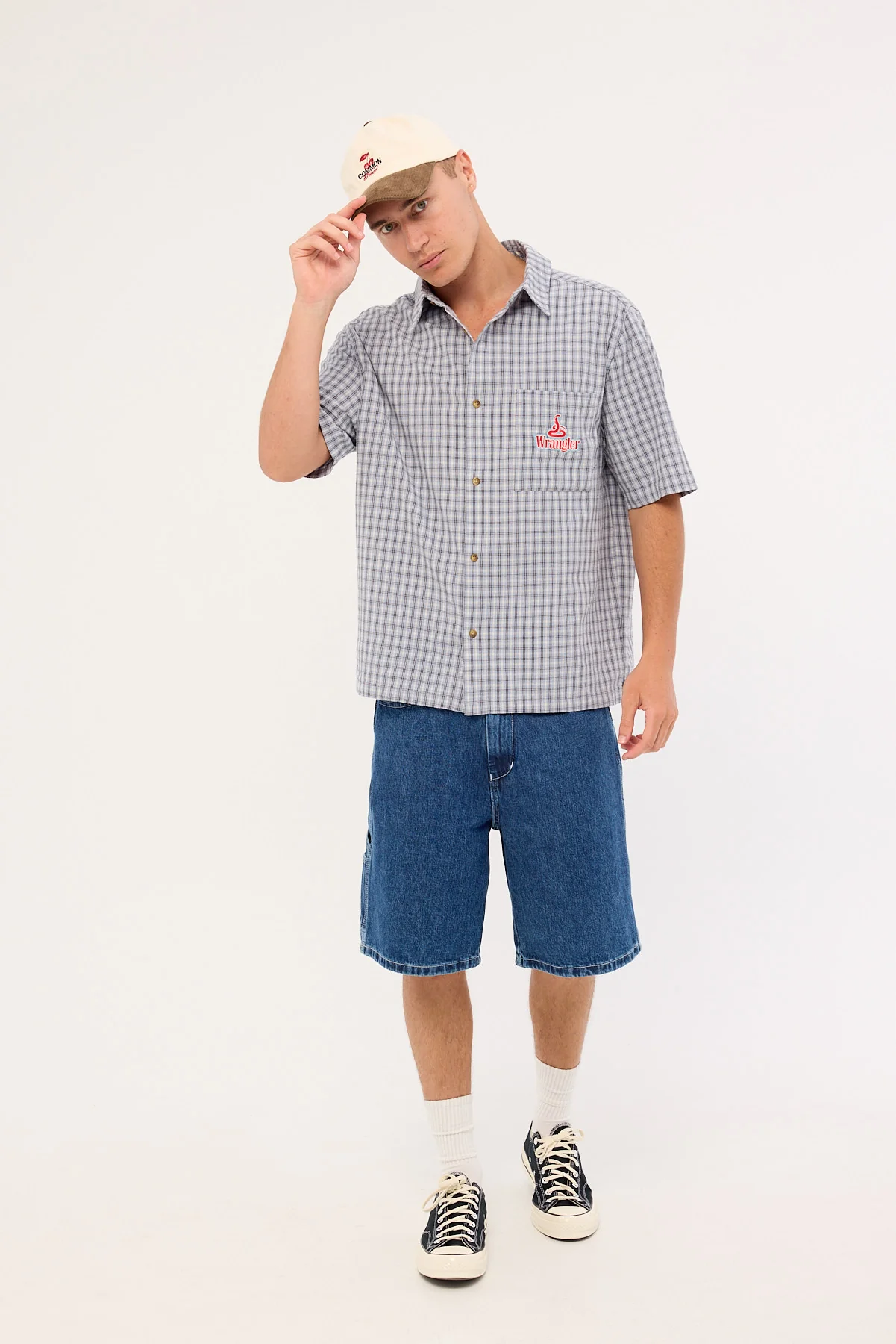 Wrangler Boxcar Shirt Serpent Check - Image 2