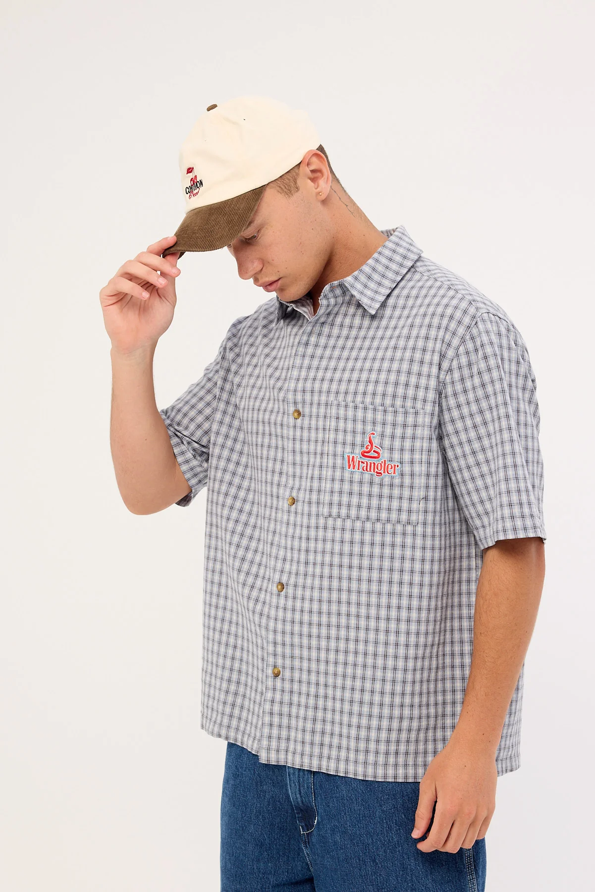 Wrangler Boxcar Shirt Serpent Check - Image 4