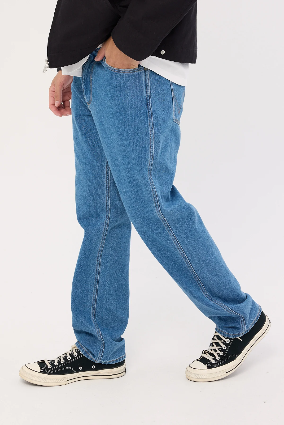 Wrangler Eazy Straight Rising Indigo - Image 4