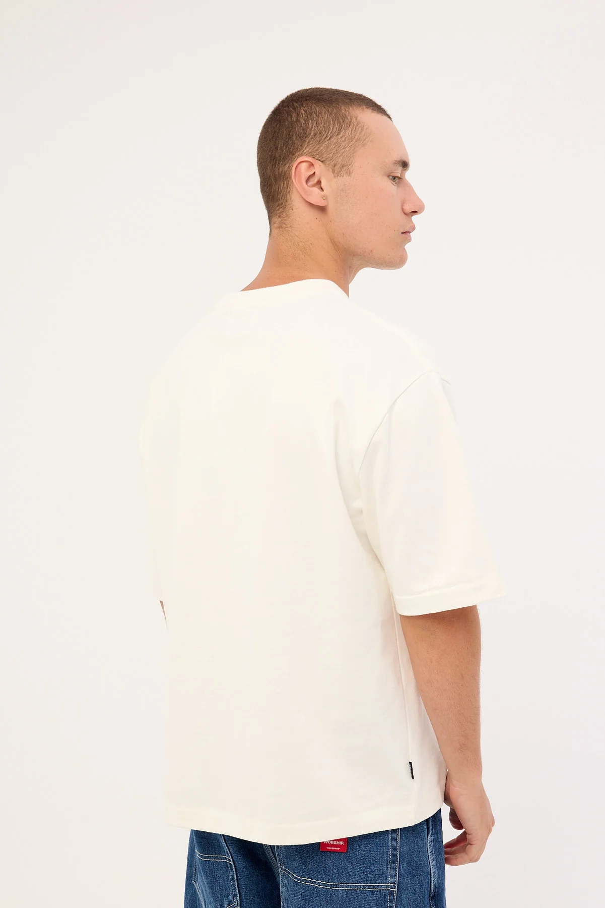 Wrangler Finish Boxcar Tee Vintage White - Image 5