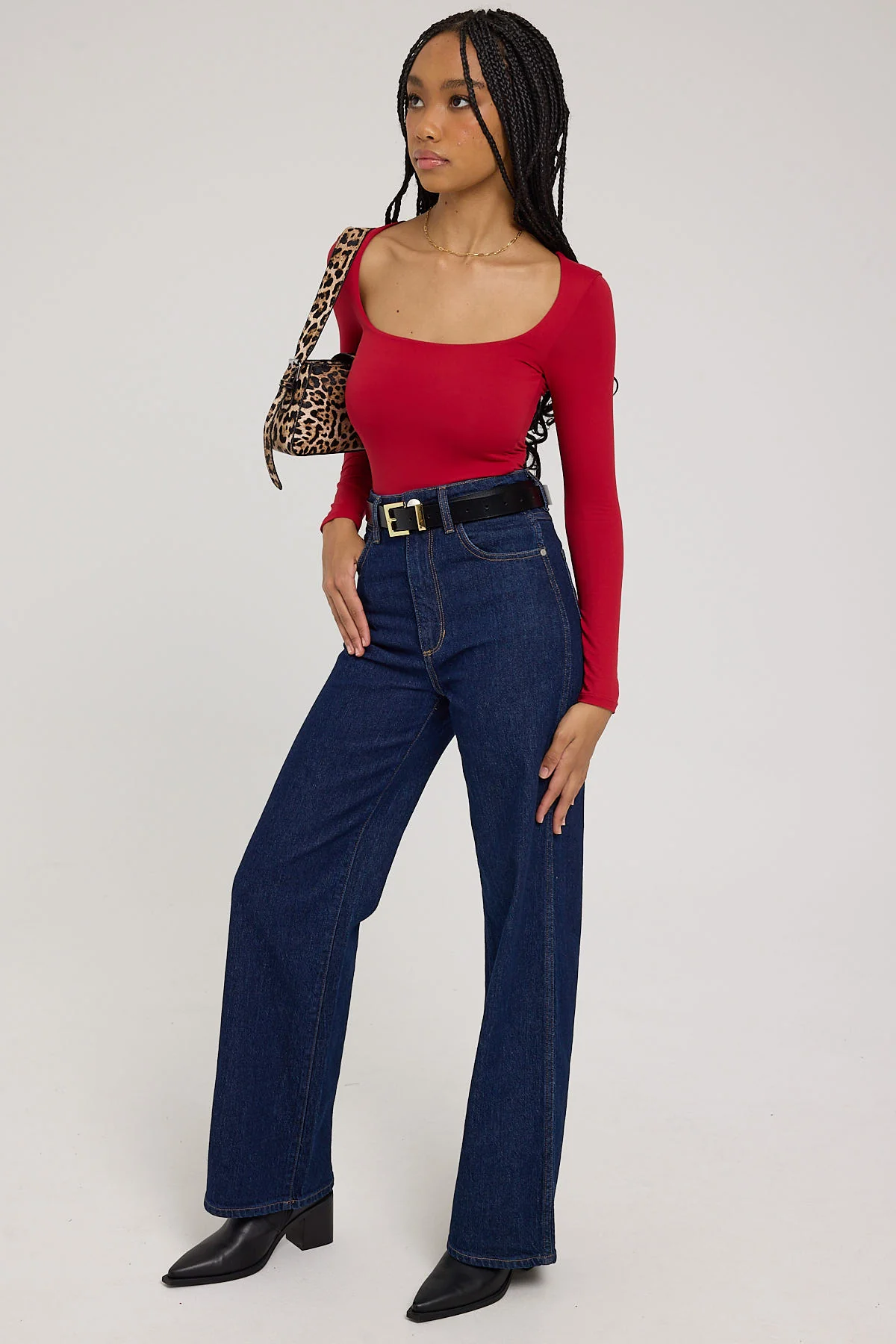 Wrangler Hi Bells Jean Inkspot - Image 2
