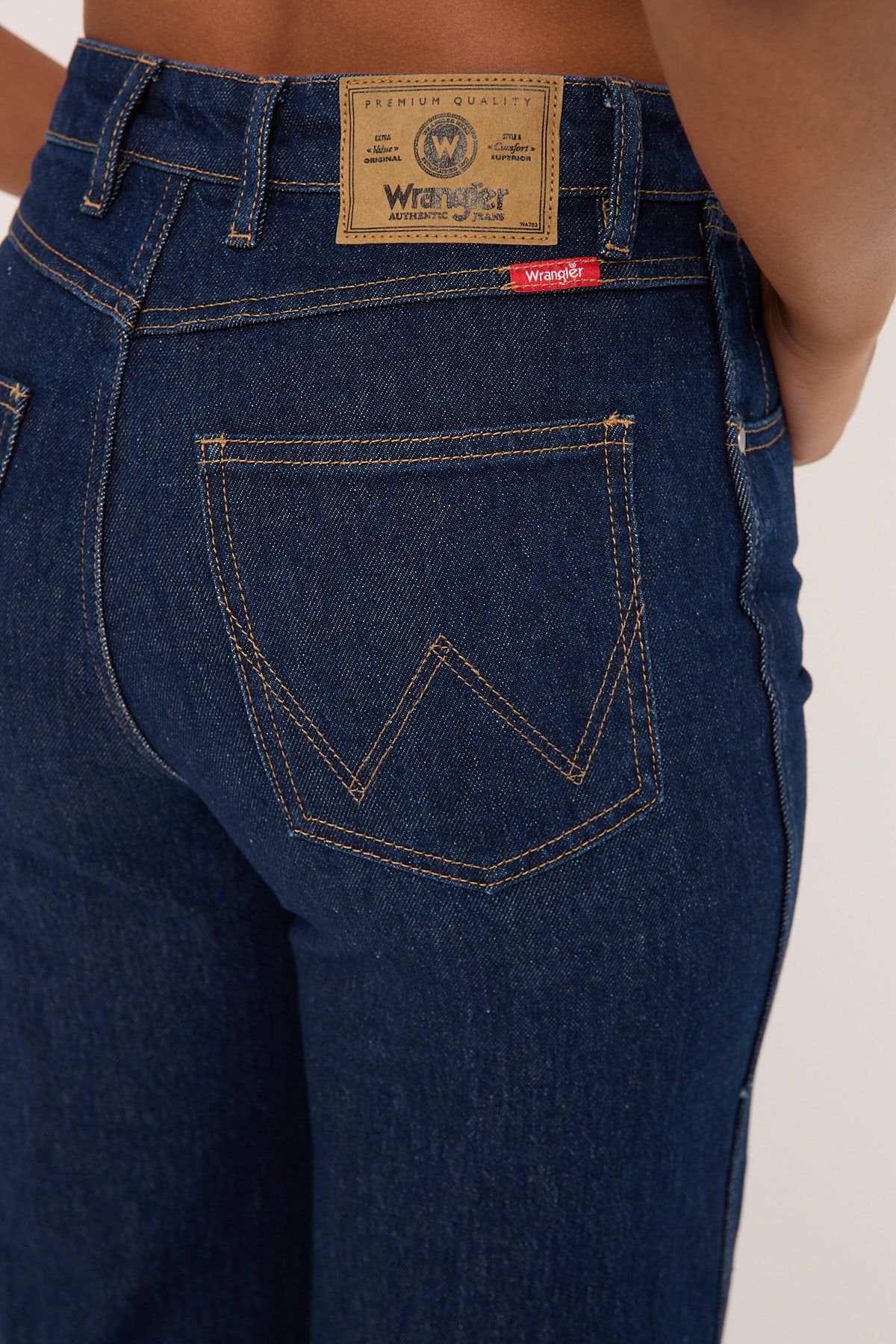 Wrangler Hi Bells Petite Jean Inkspot - Image 7