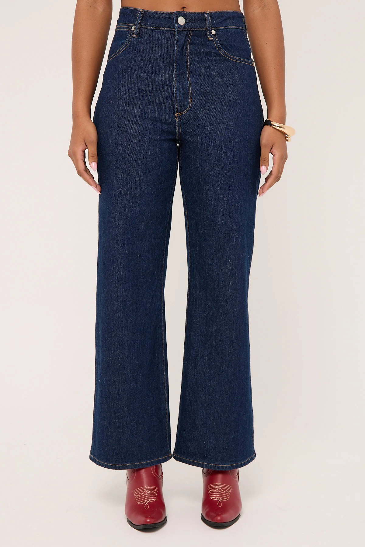 Wrangler Hi Bells Petite Jean Inkspot - Image 8