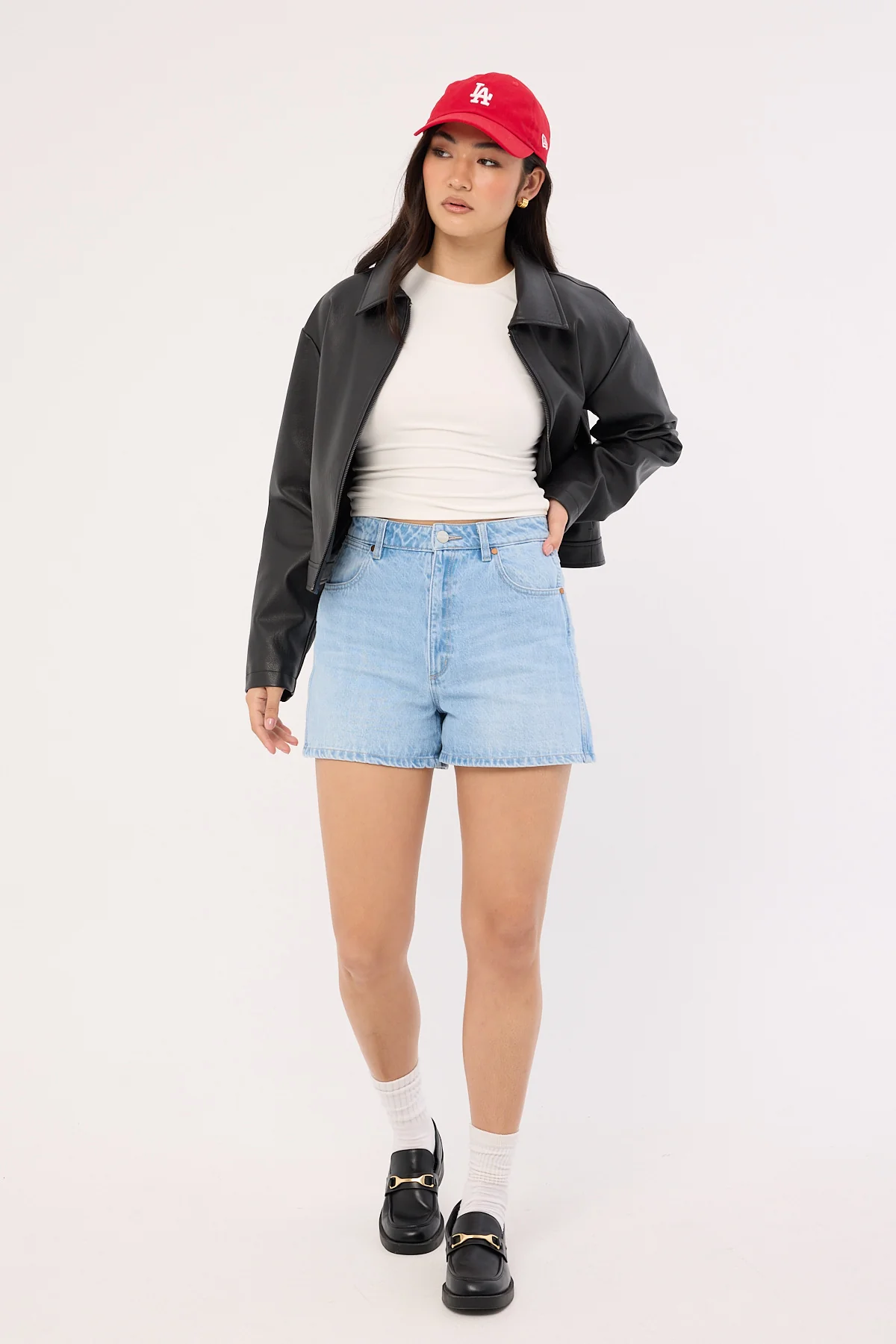 Wrangler Hi Bells Short Groove Blue - Image 2