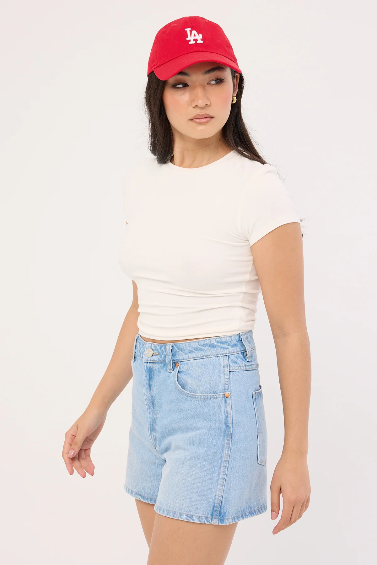 Wrangler Hi Bells Short Groove Blue - Image 5