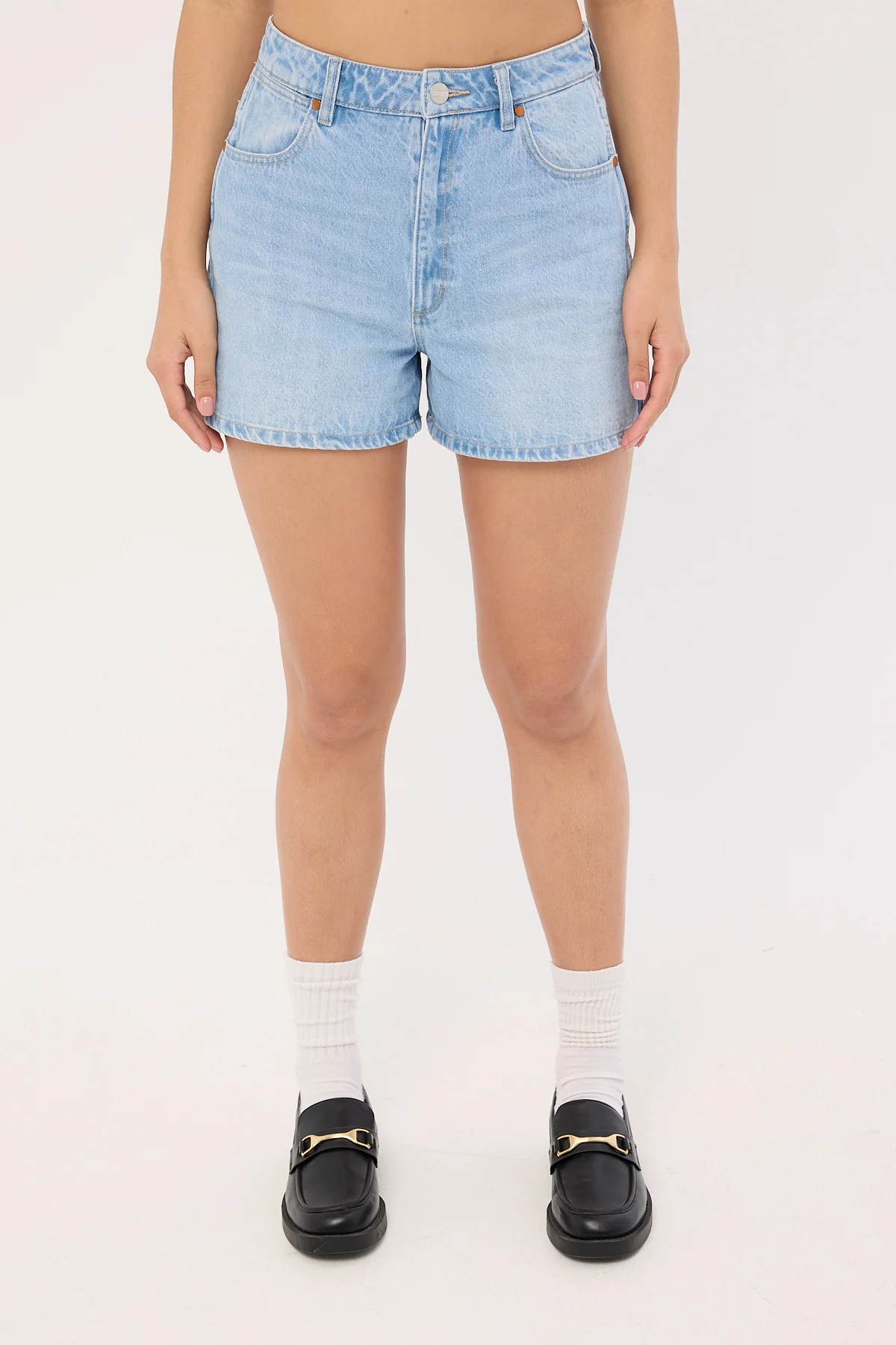 Wrangler Hi Bells Short Groove Blue - Image 8