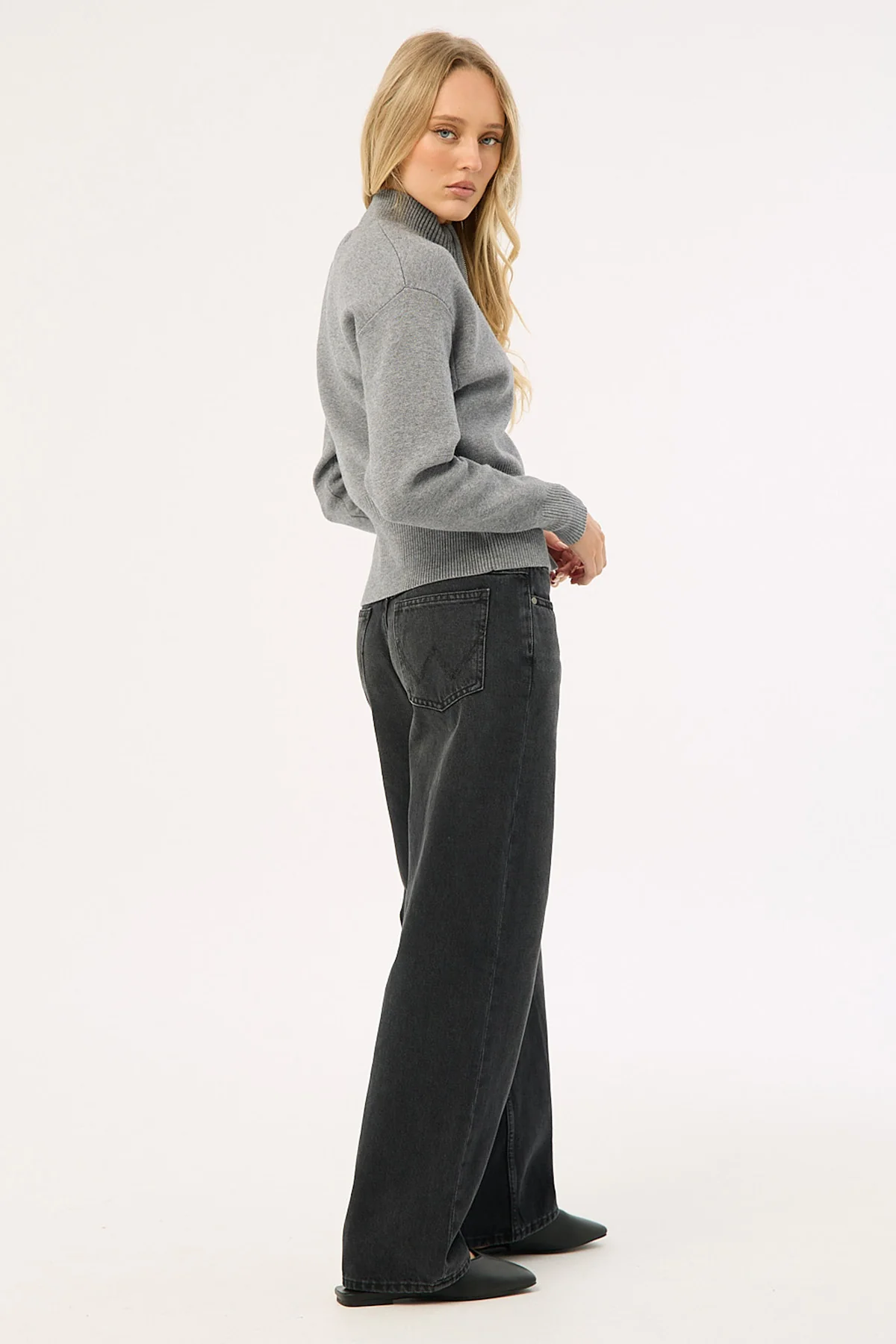 Wrangler Low Bella Baggy Jean After Dark - Image 5