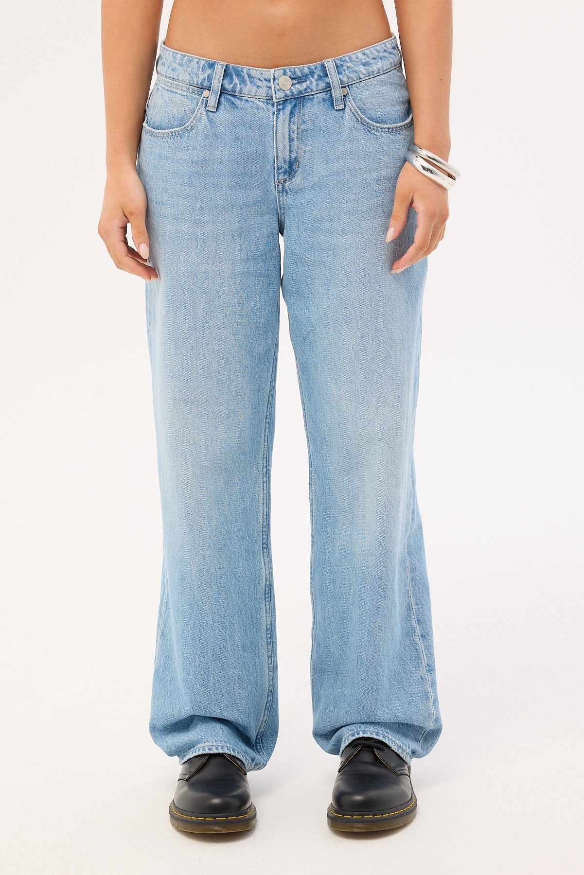 Wrangler Low Bella Baggy Jean Ocean Blue - Image 9