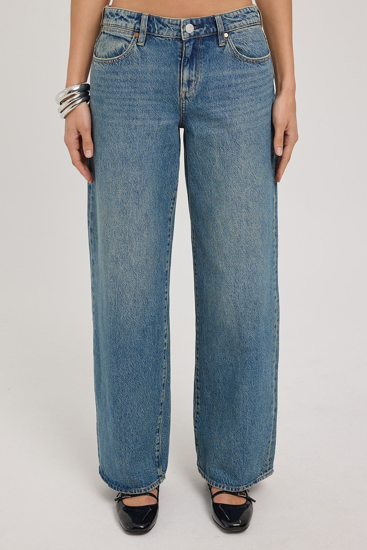 Wrangler Low Farrah Jean Blue Haven - Image 6