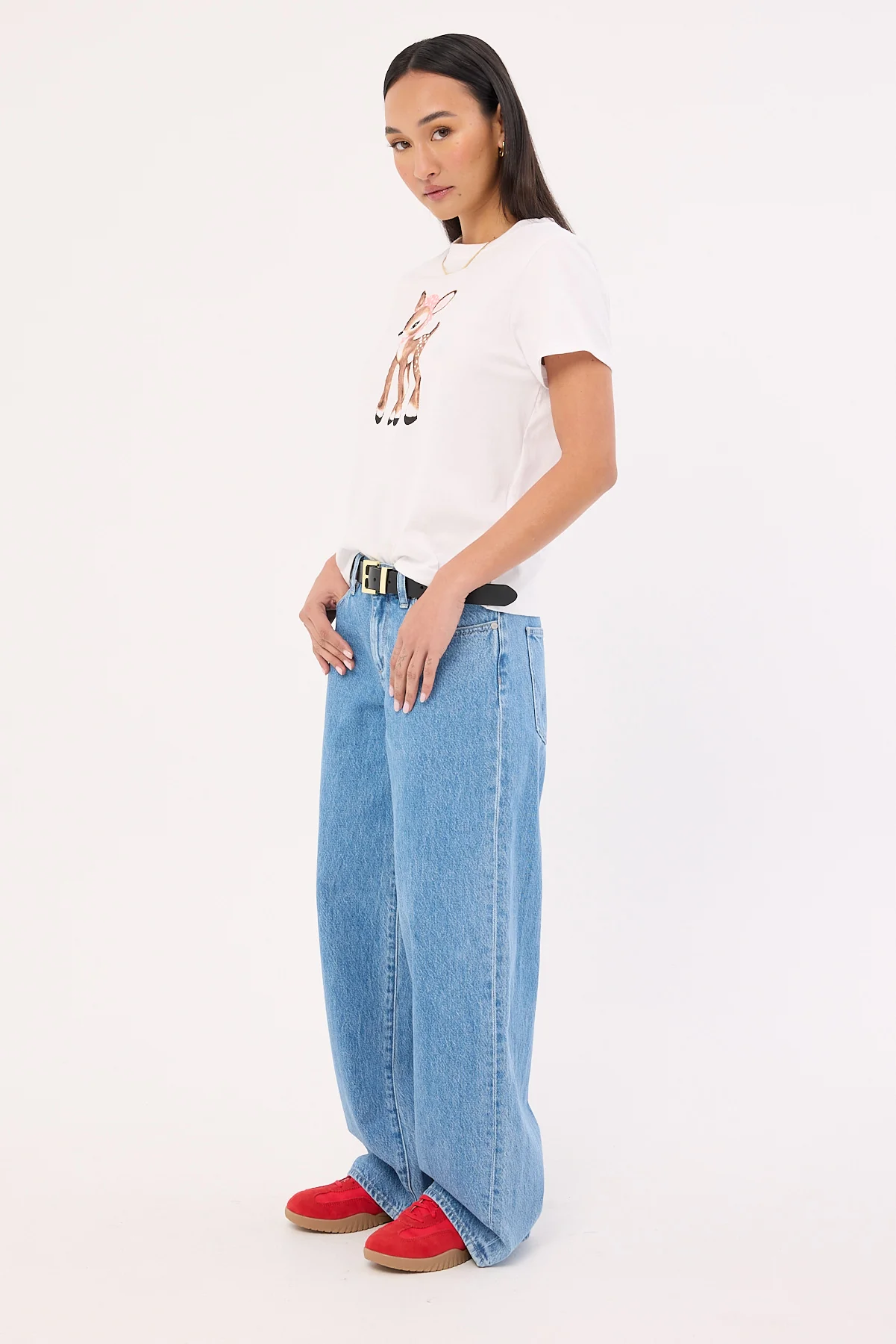 Wrangler Low Farrah Jean Petite Blue Temptation - Image 5