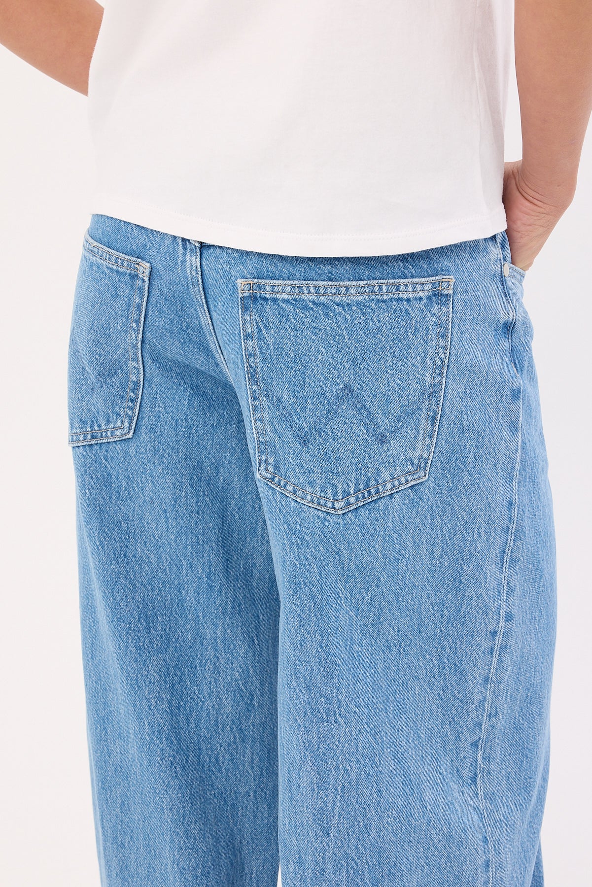 Wrangler Low Farrah Jean Petite Blue Temptation - Image 8