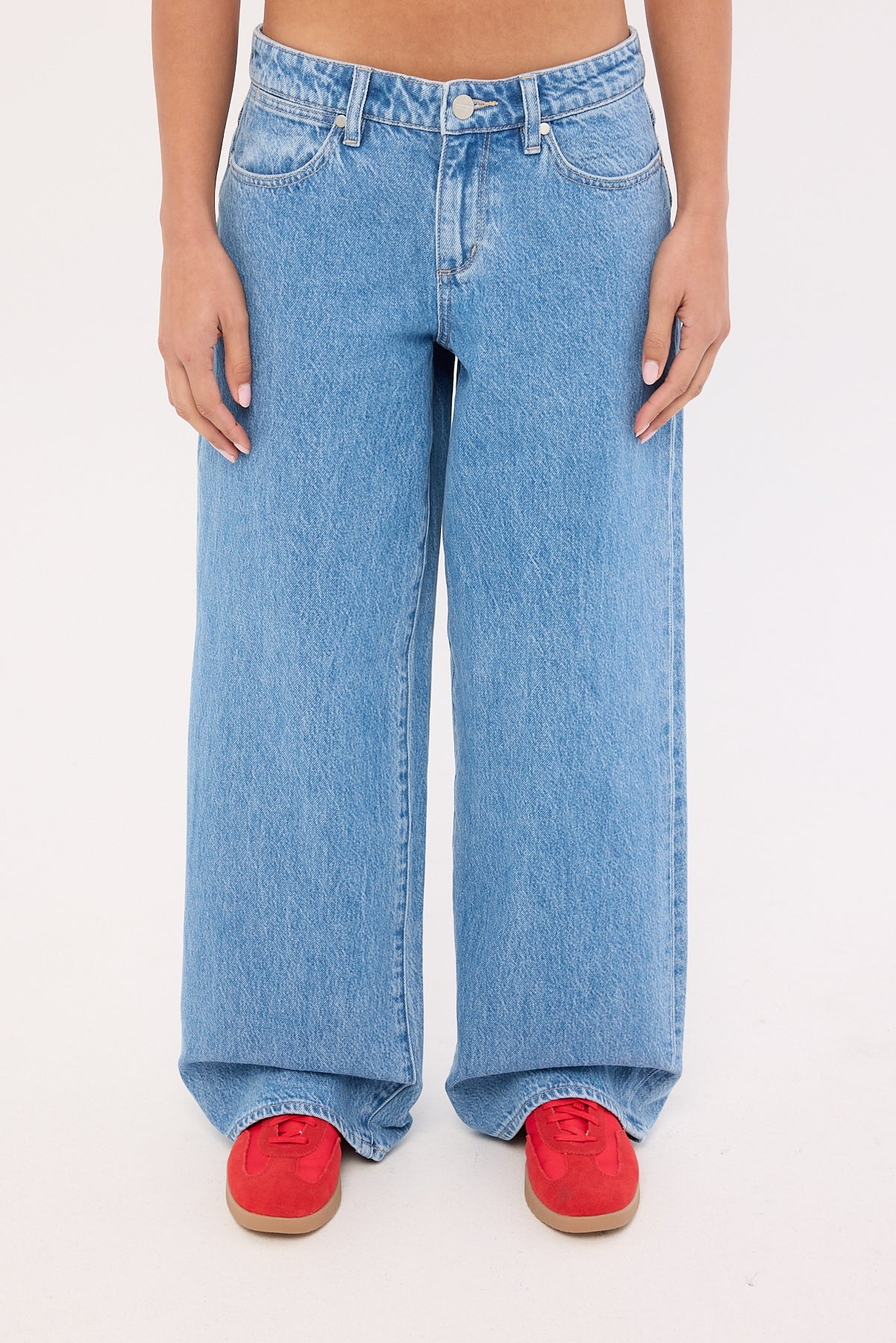 Wrangler Low Farrah Jean Petite Blue Temptation - Image 9