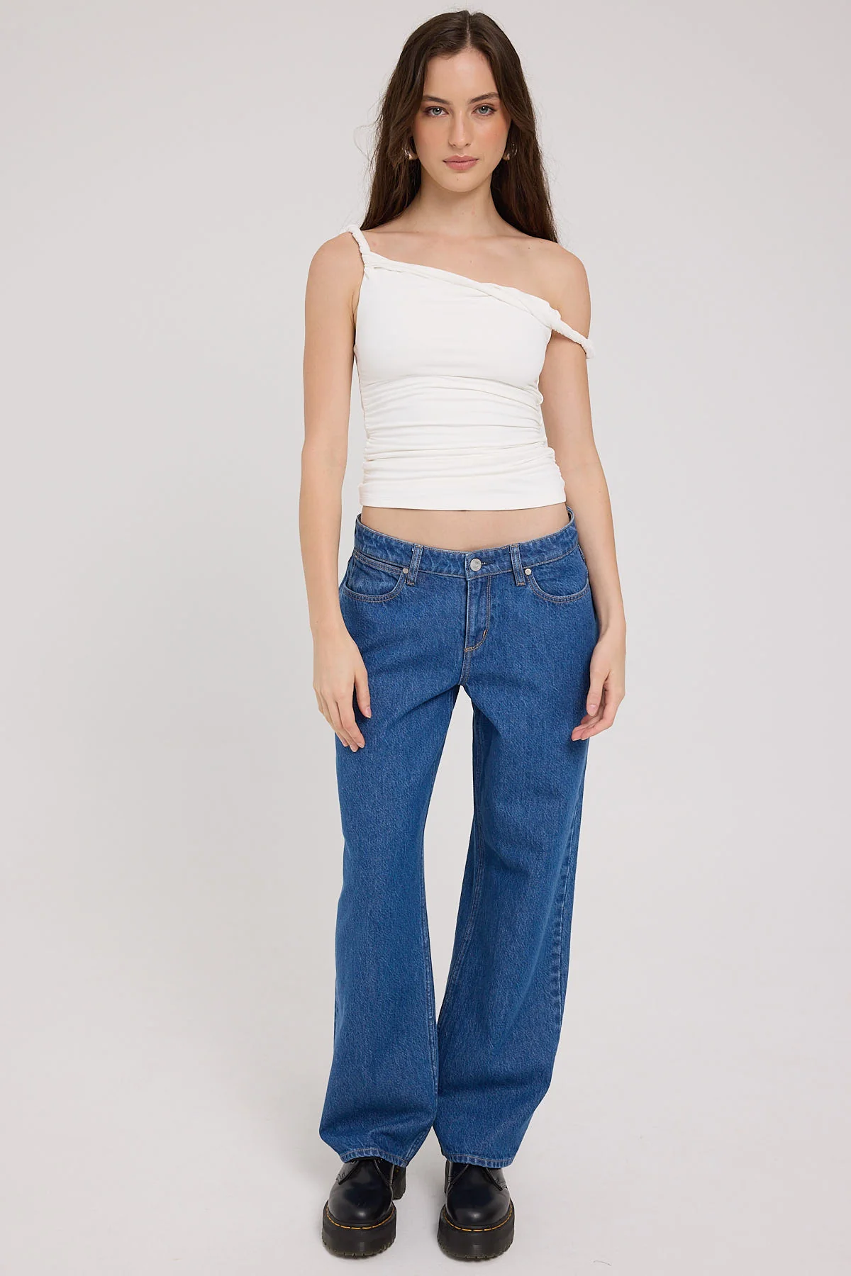 Wrangler Low Rise Bella Baggy Jean Lush Blue