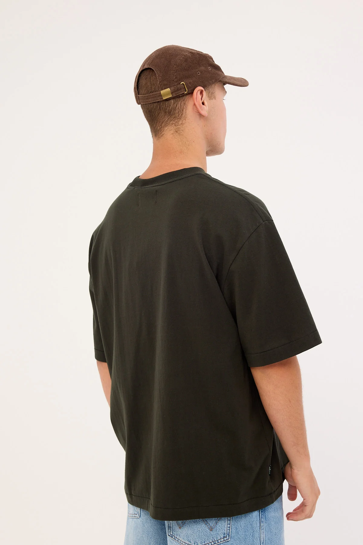 Wrangler Old West Boxcar Tee Worn Black - Image 5