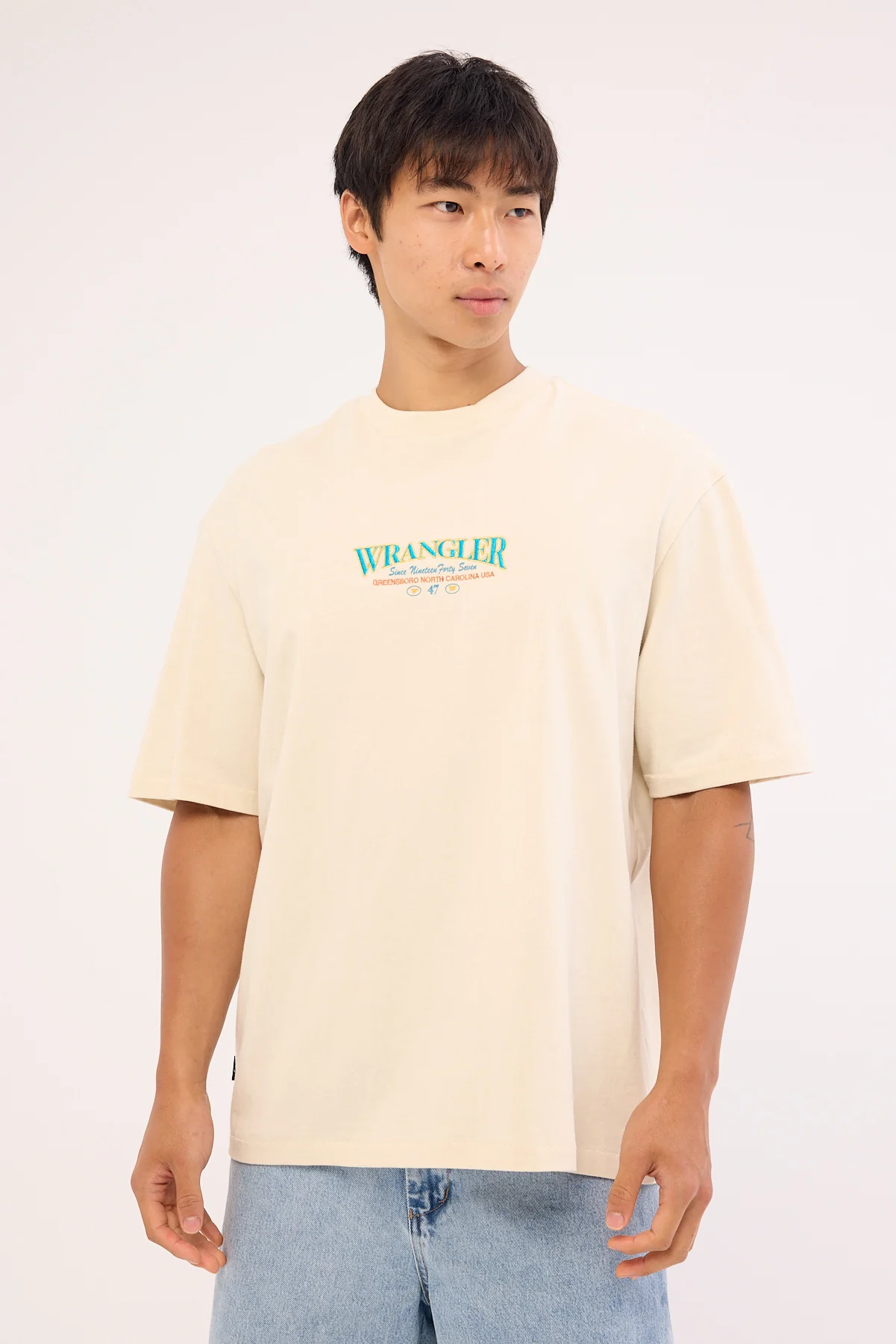 Wrangler Recharge Slacker Tee Ecru