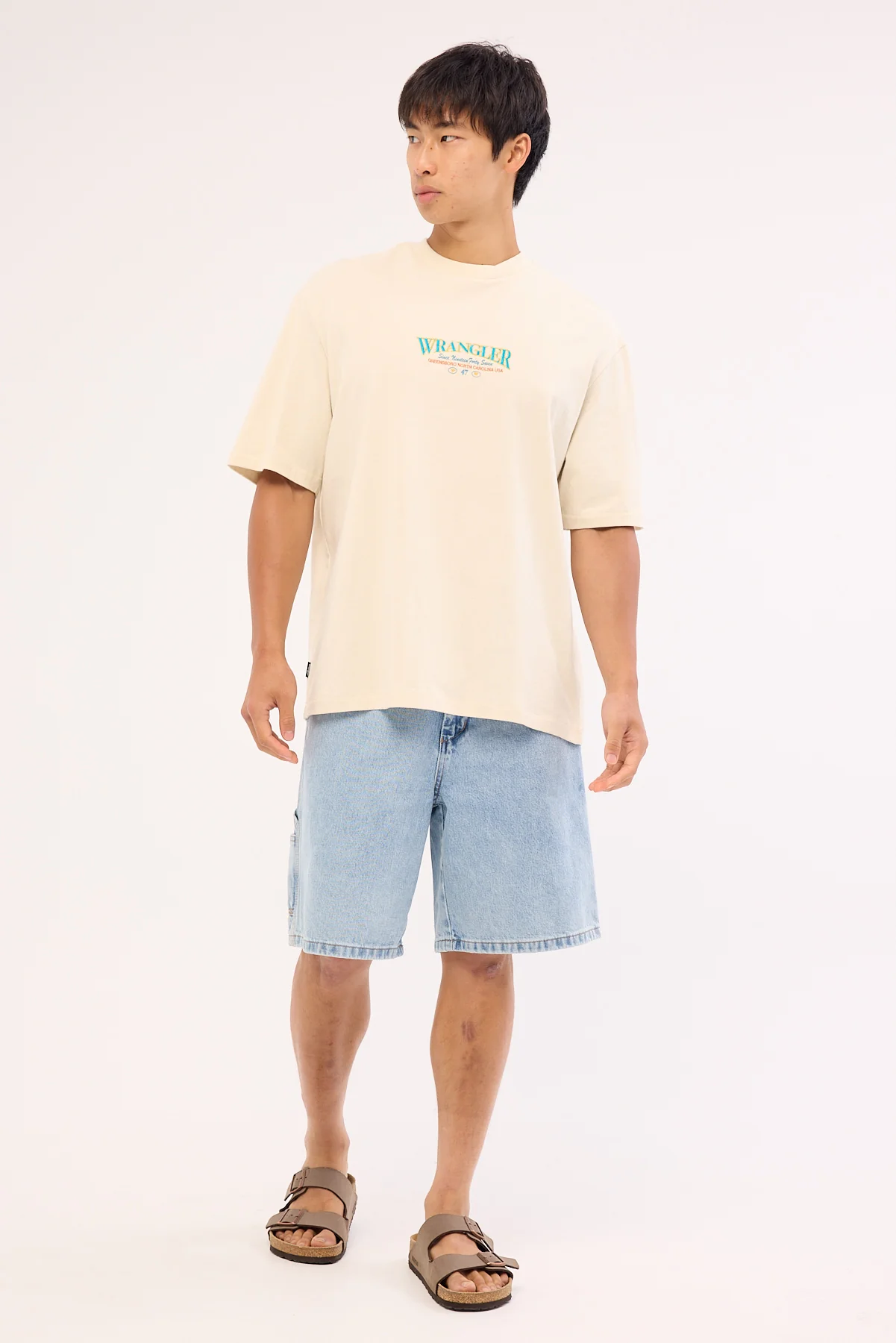 Wrangler Recharge Slacker Tee Ecru - Image 2