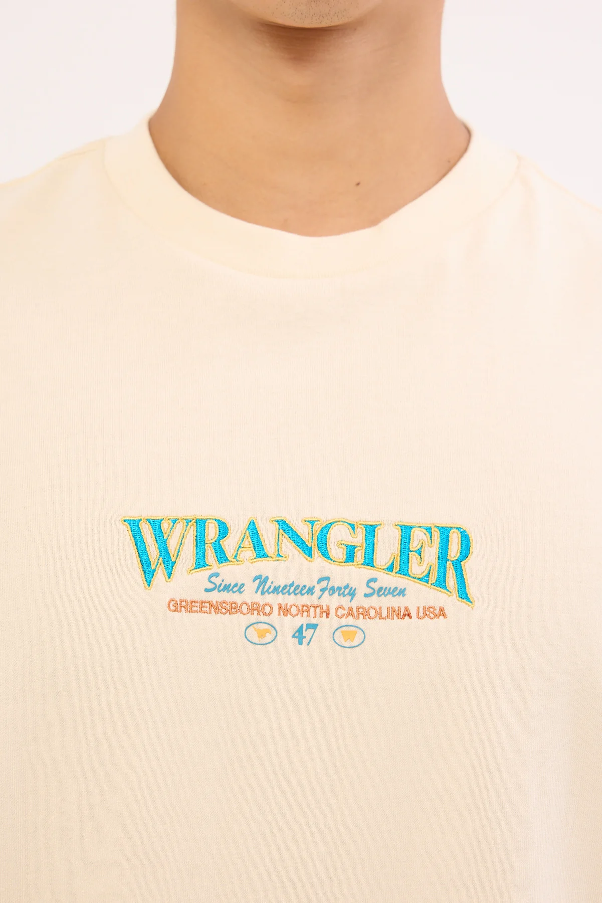Wrangler Recharge Slacker Tee Ecru - Image 5