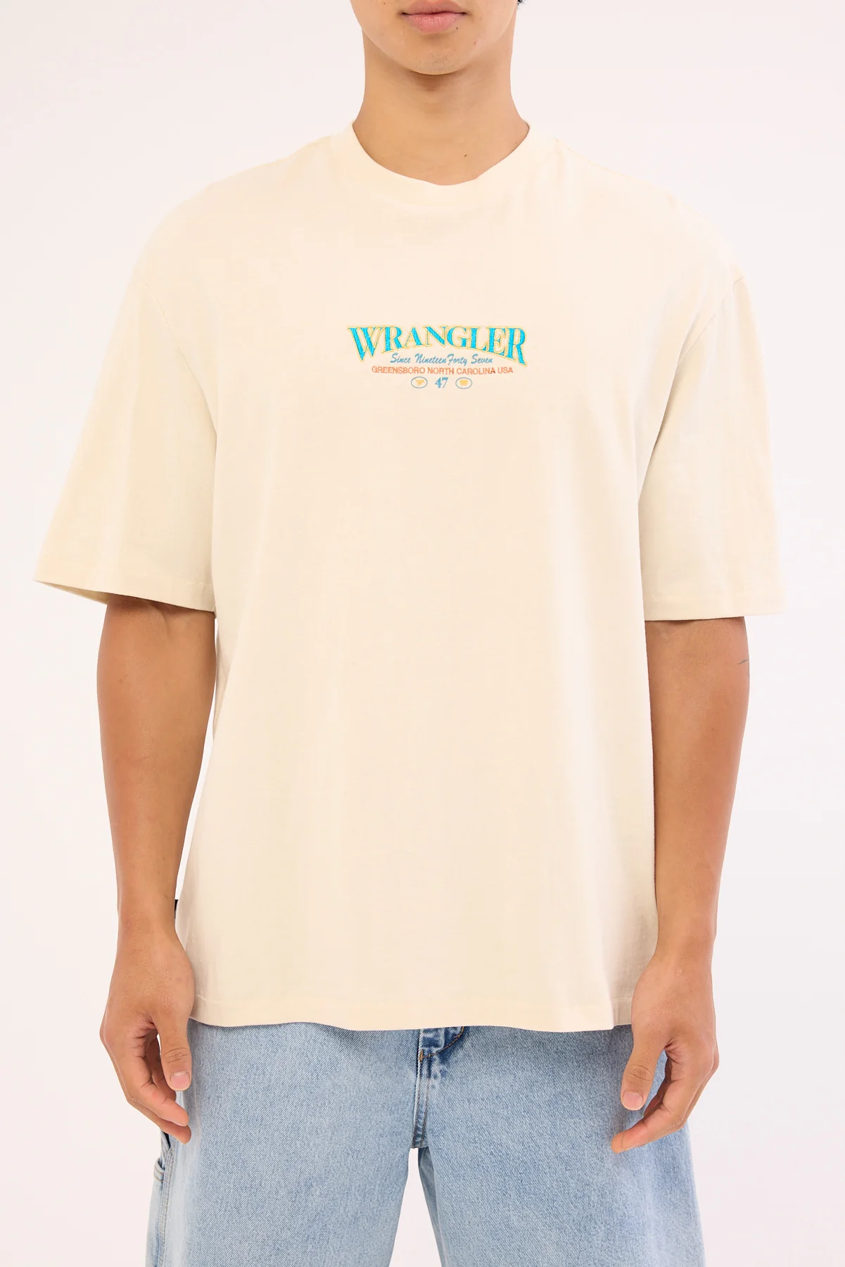 Wrangler Recharge Slacker Tee Ecru - Image 6