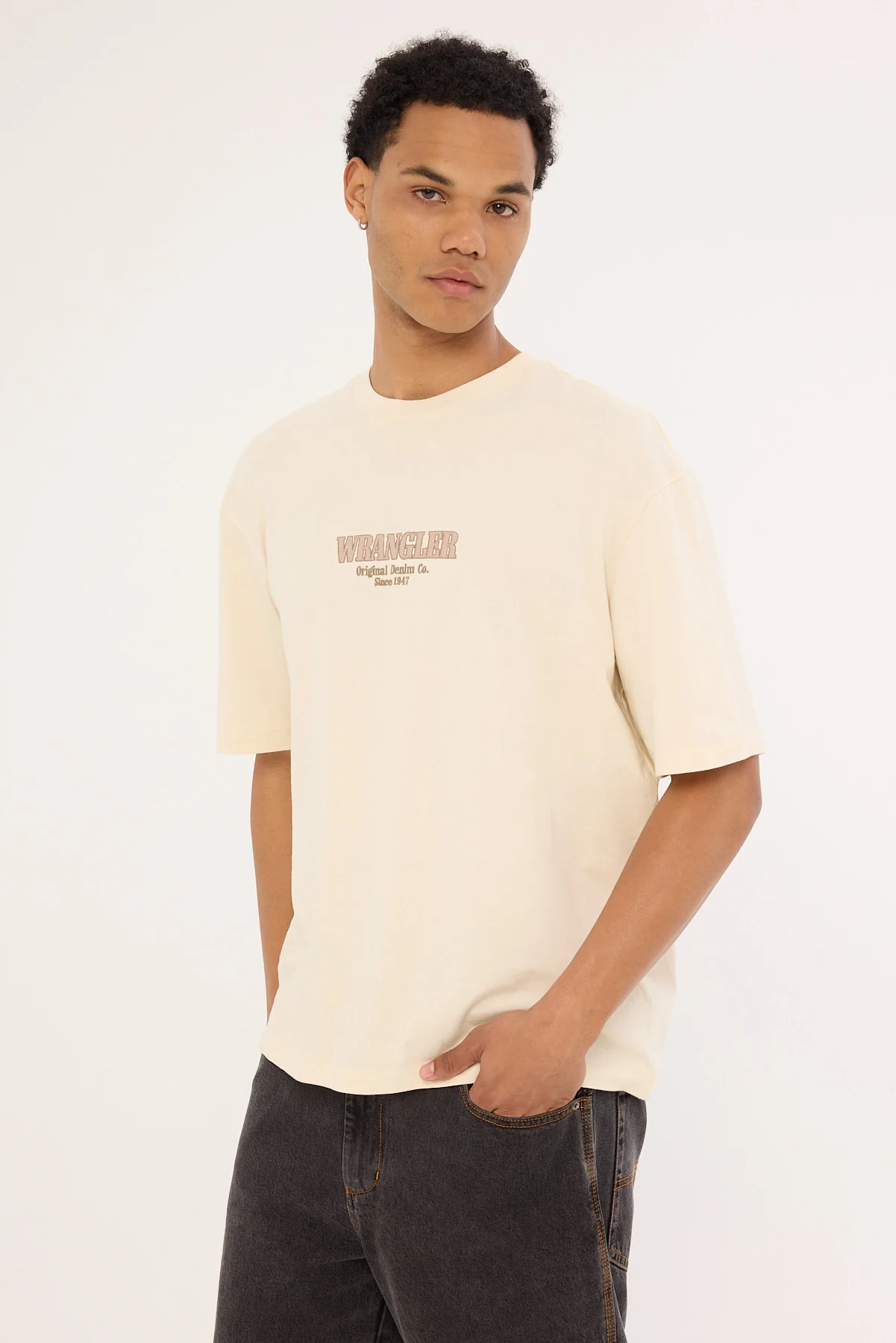 Wrangler Regulator Slacker Tee Ecru - Image 6