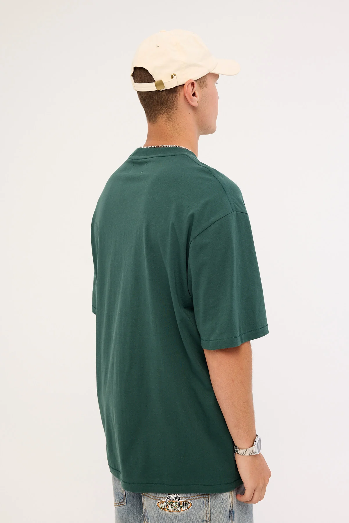 Wrangler Revival Slacker Tee Dark Pine - Image 5