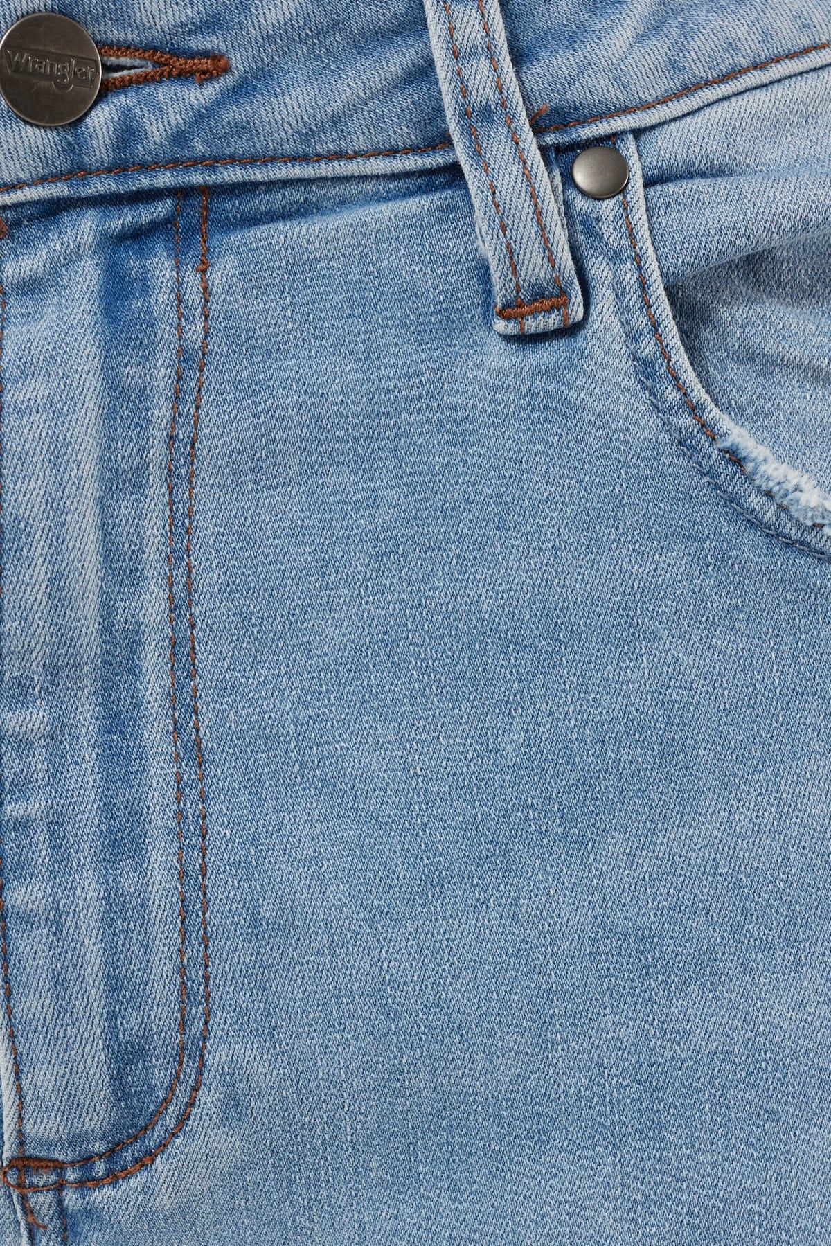 Wrangler Sid Crop Jean Whiplash Blue - Image 5