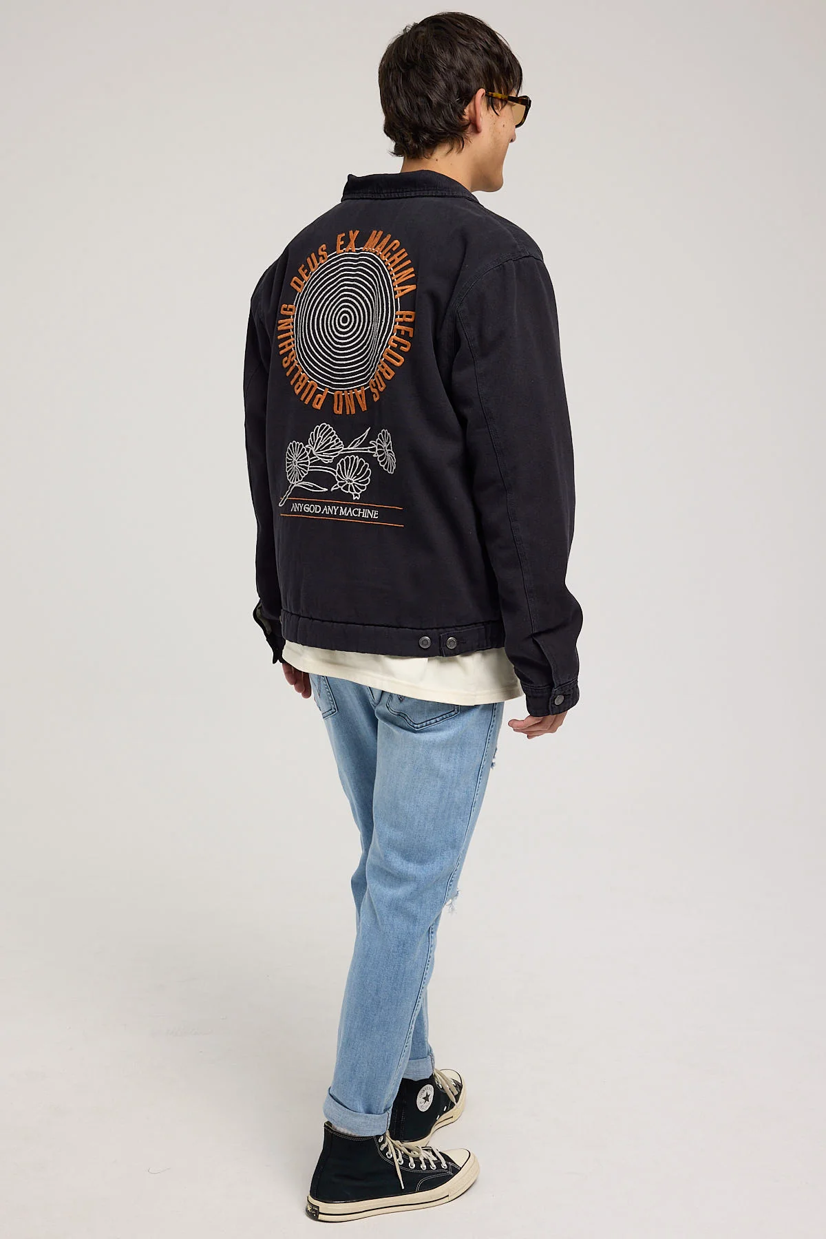 Wrangler Sid Crop Jean Whiplash Blue - Image 6