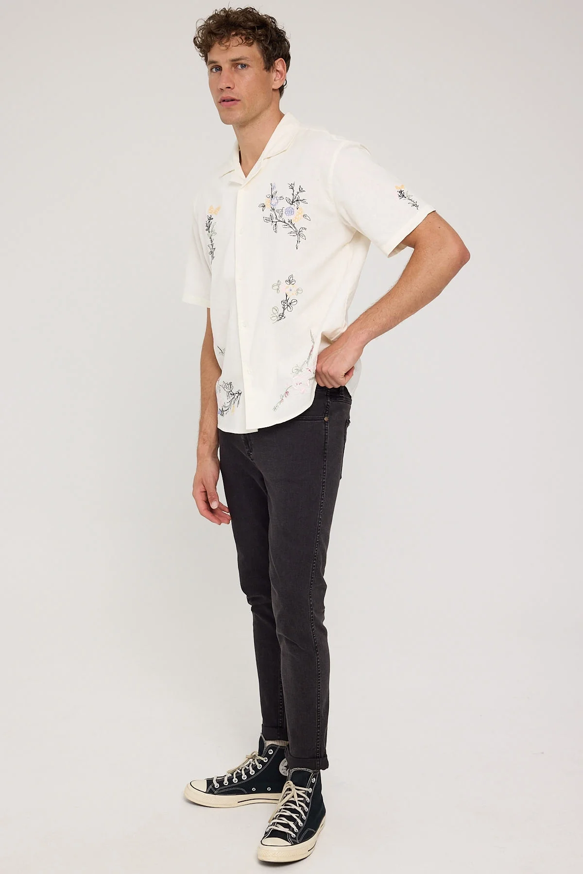 Wrangler Sid Jean Smoke Falling - Image 2