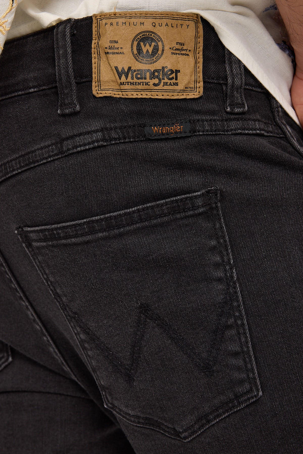 Wrangler Sid Jean Smoke Falling - Image 4