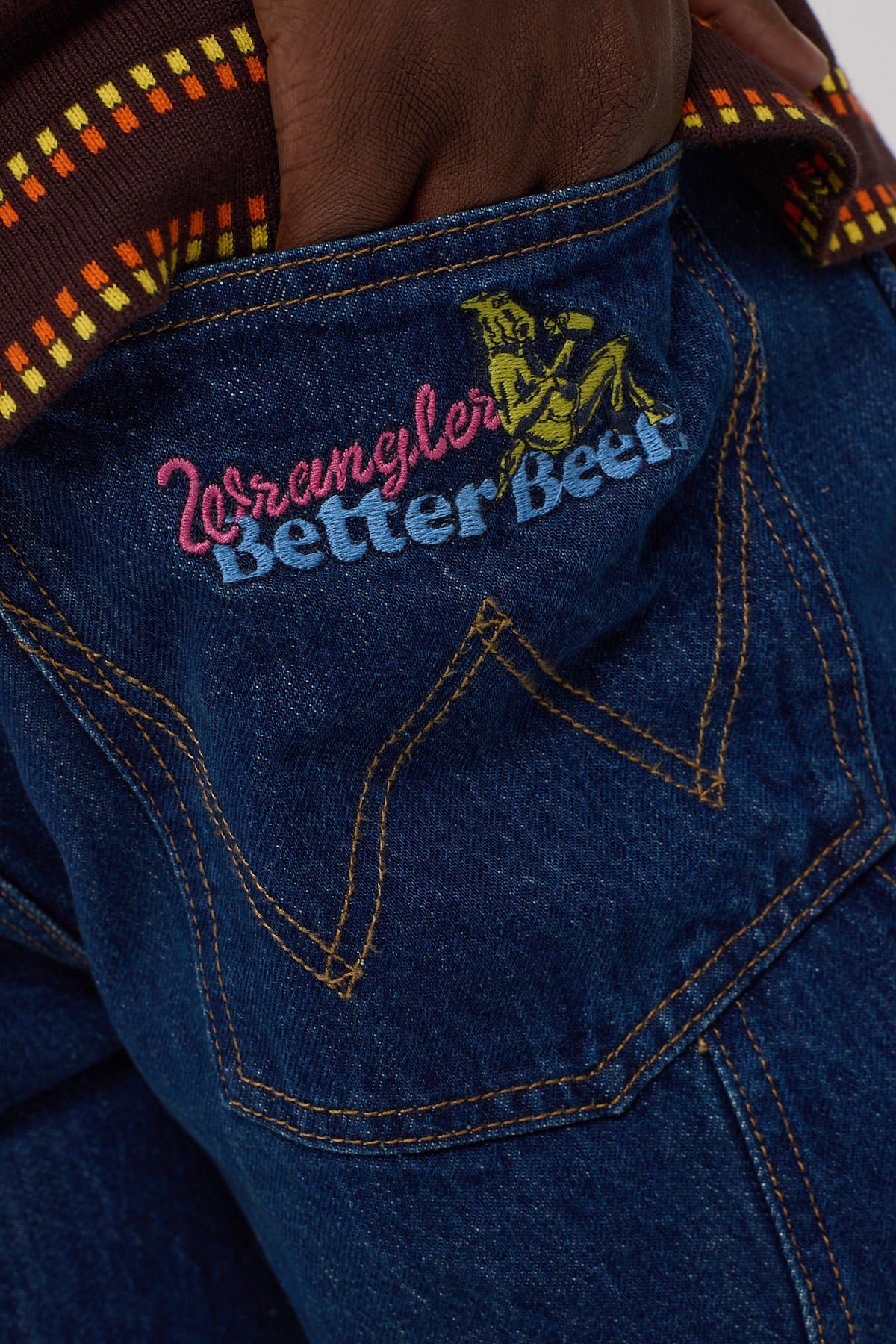 Wrangler Slacker Jean Outback Blue - Image 4